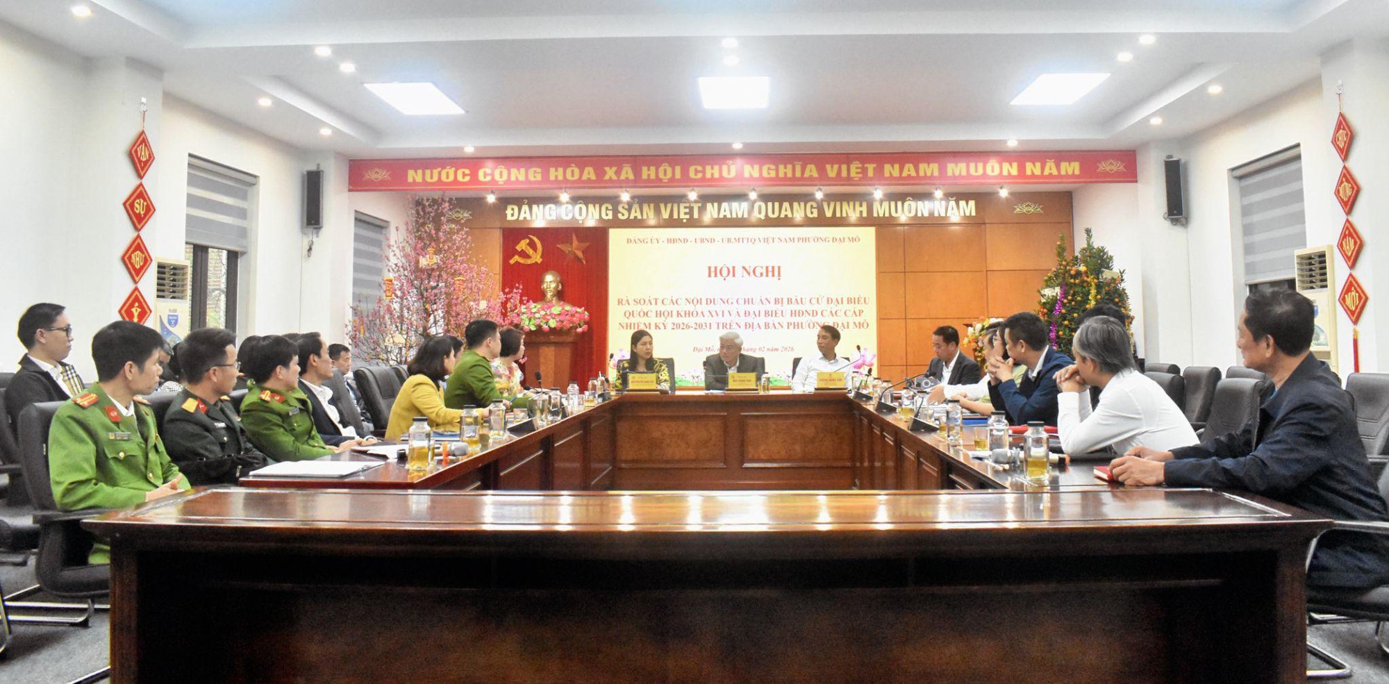 Phường Đại Mỗ: Tập trung cao độ, đảm bảo thành công tuyệt đối cho Ngày bầu cử trên địa bàn