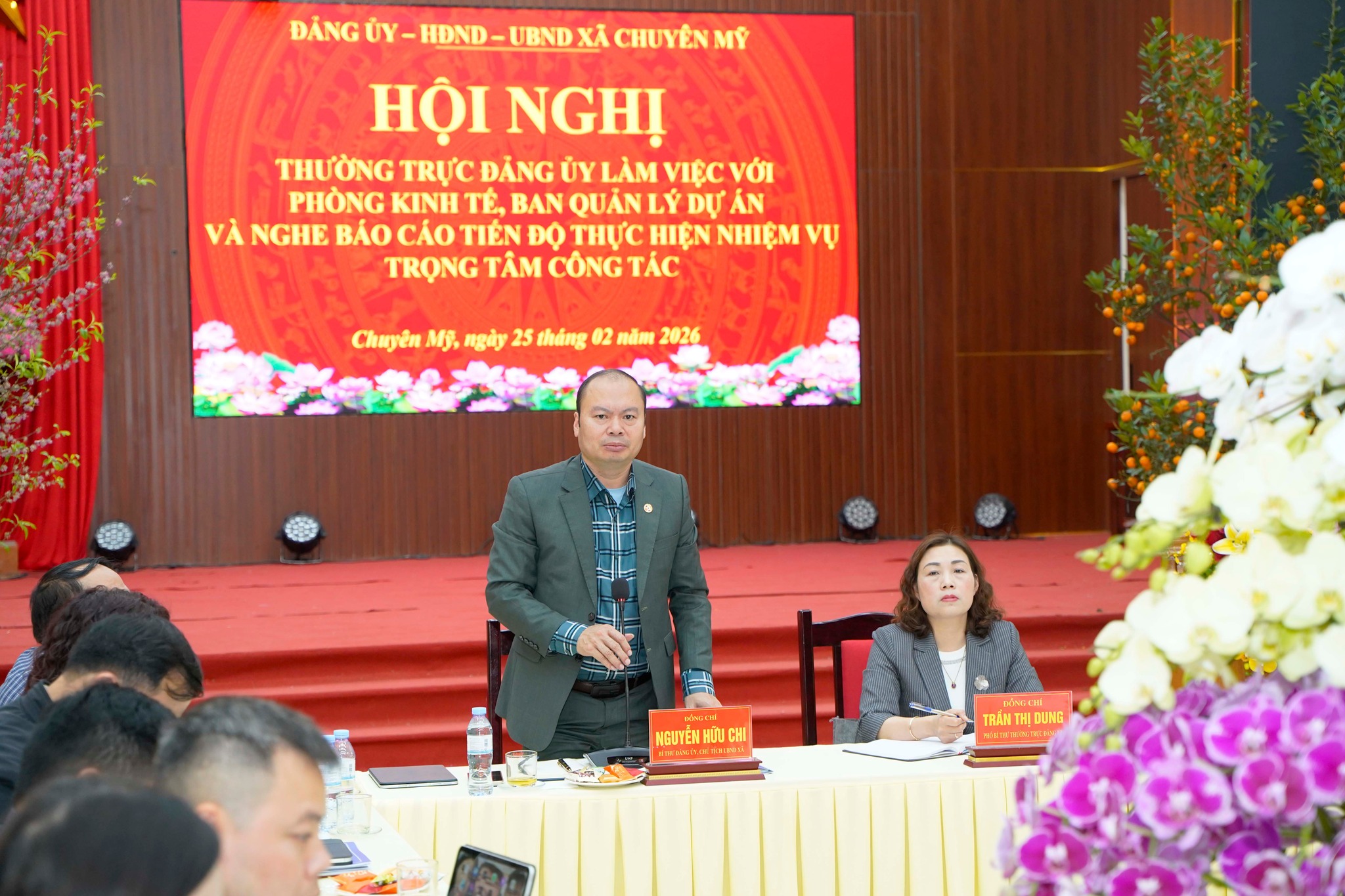 Xã Chuyên Mỹ siết tiến độ giải phóng mặt bằng, tăng tốc đấu giá đất và đầu tư công năm 2026