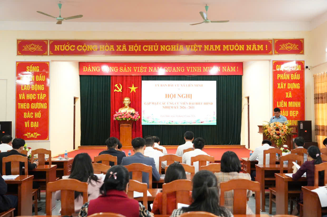 Xã Liên Minh gặp mặt ứng cử viên HĐND xã, quán triệt trách nhiệm, chuẩn bị kỹ lưỡng cho ngày bầu cử