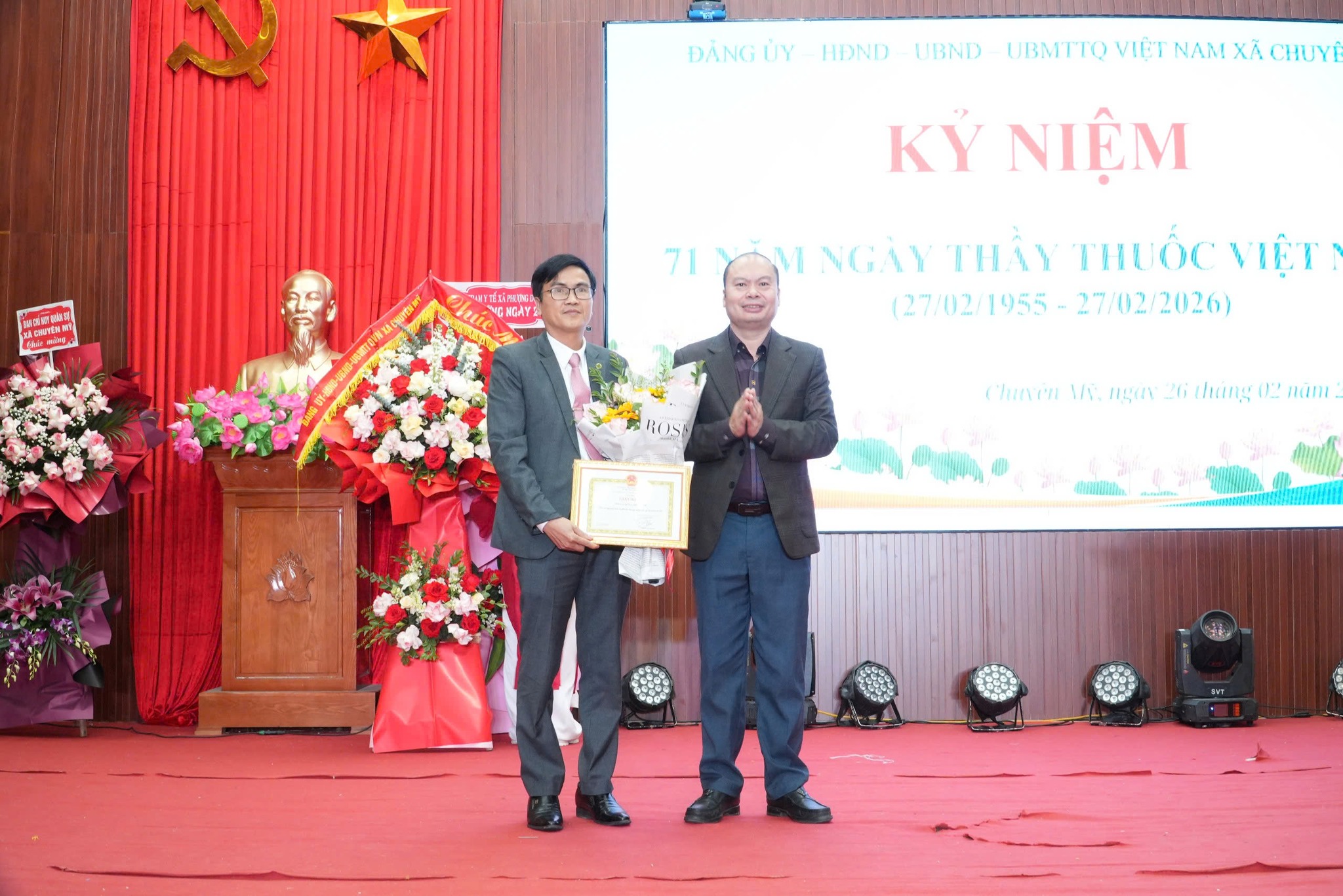 Xã Chuyên Mỹ tri ân các thế hệ thầy thuốc, khẳng định vai trò nòng cốt của y tế cơ sở trong chăm sóc sức khỏe nhân dân