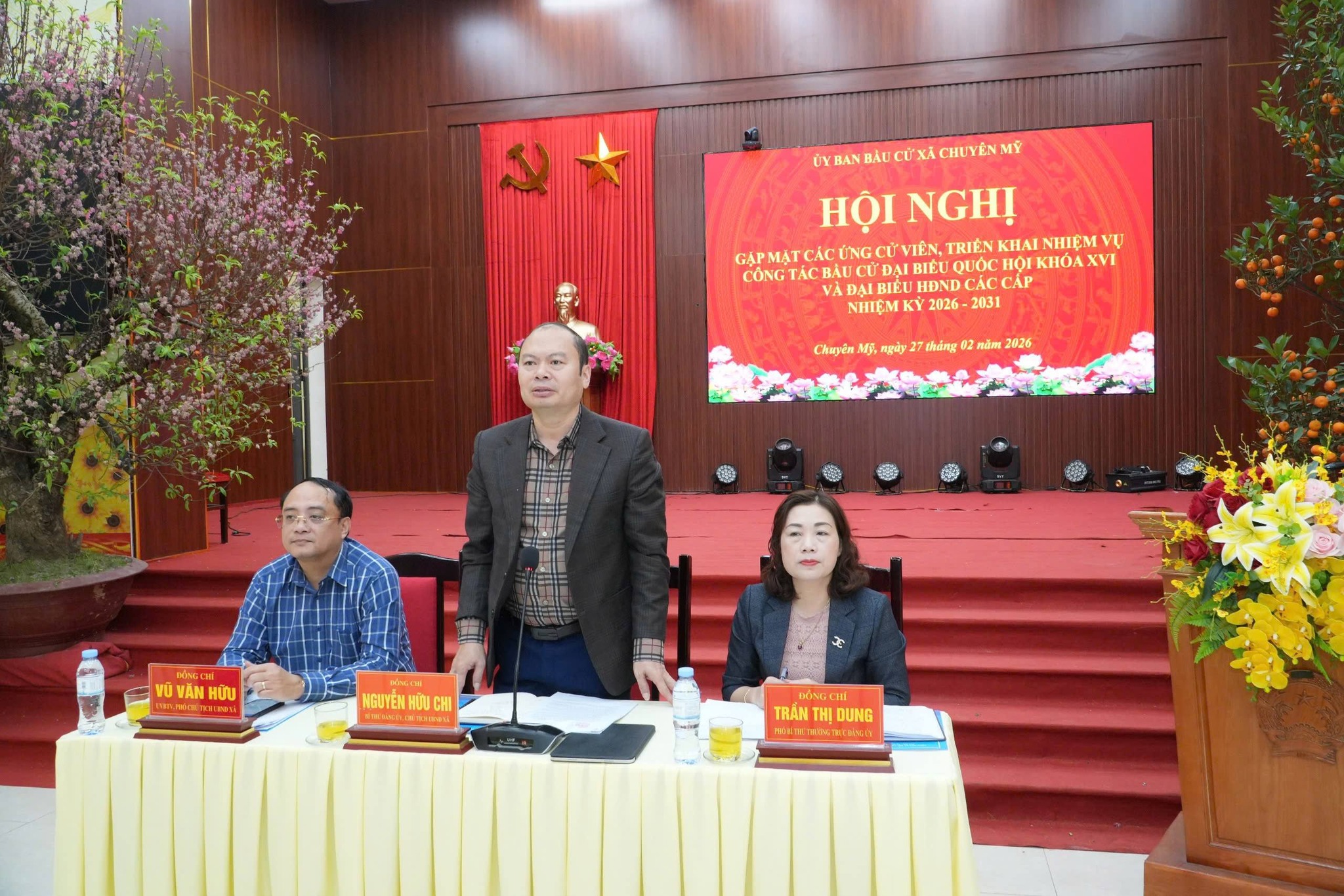 Xã Chuyên Mỹ tập trung cao độ, bảo đảm tổ chức thành công cuộc bầu cử năm 2026