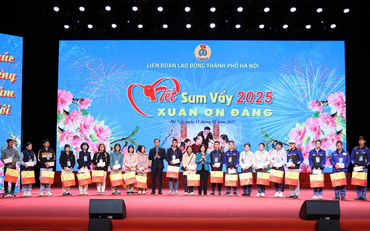 Hà Nội triển khai cao điểm chăm lo Tết cho người lao động, lan tỏa tinh thần “Tất cả đoàn viên đều có Tết”