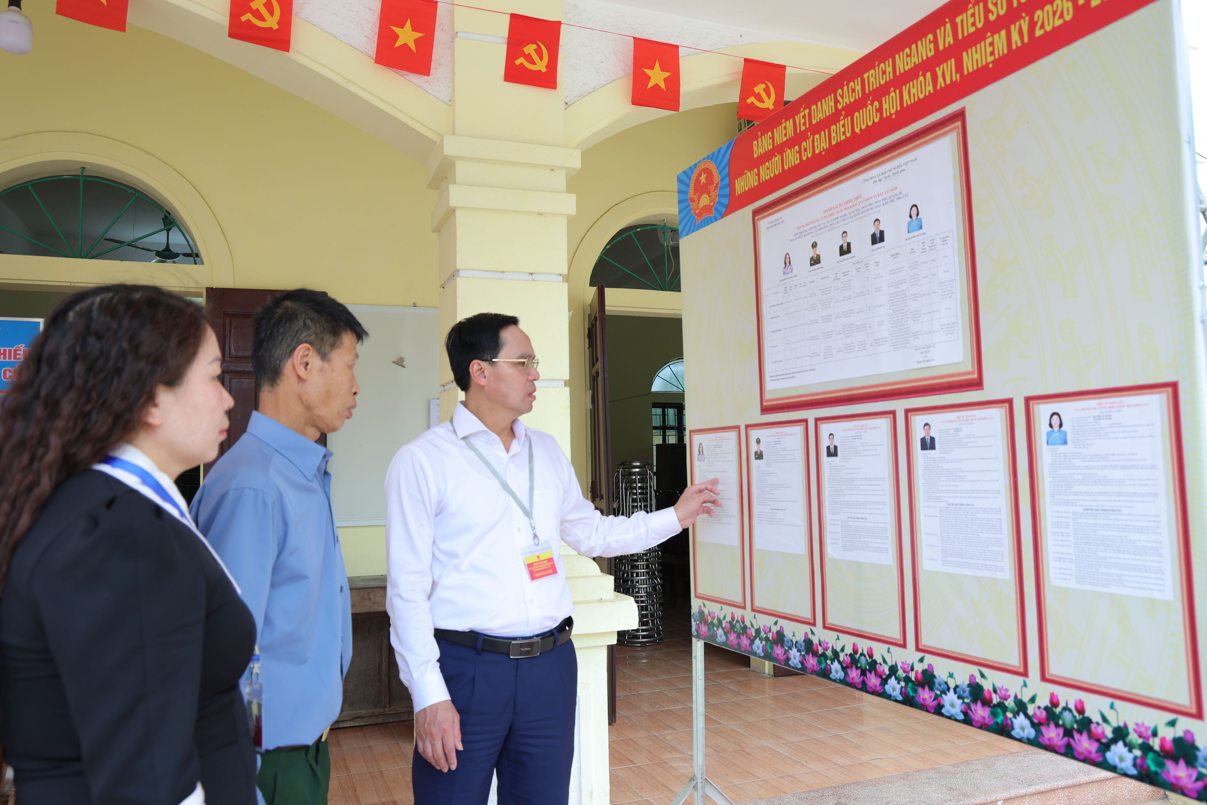 Ngày Phú Nghĩa hoàn tất niêm yết 100% khu vực bỏ phiếu, sẵn sàng cho ngày bầu cử 15-03-2026