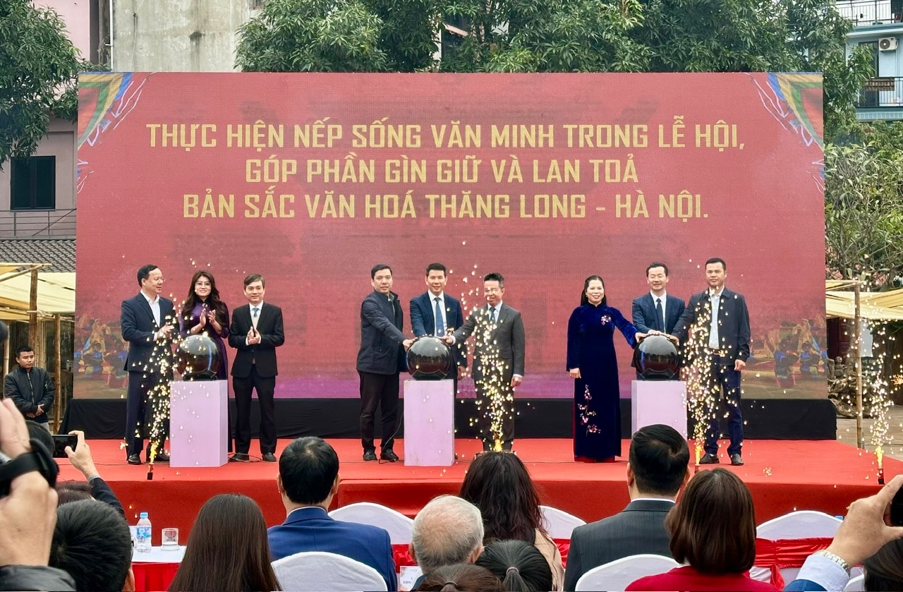 Thành phố Hà Nội phát động thực hiện Bộ tiêu chí môi trường văn hóa lễ hội, hướng tới mùa lễ hội 2026 văn minh, an toàn, giàu bản sắc
