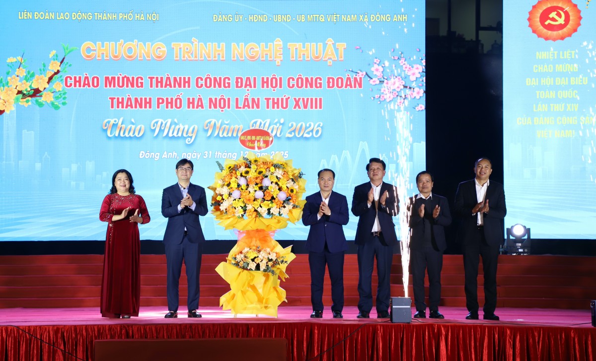 Chương trình nghệ thuật chào mừng Đại hội Công đoàn Hà Nội lần thứ XVIII: Lan tỏa khí thế thi đua