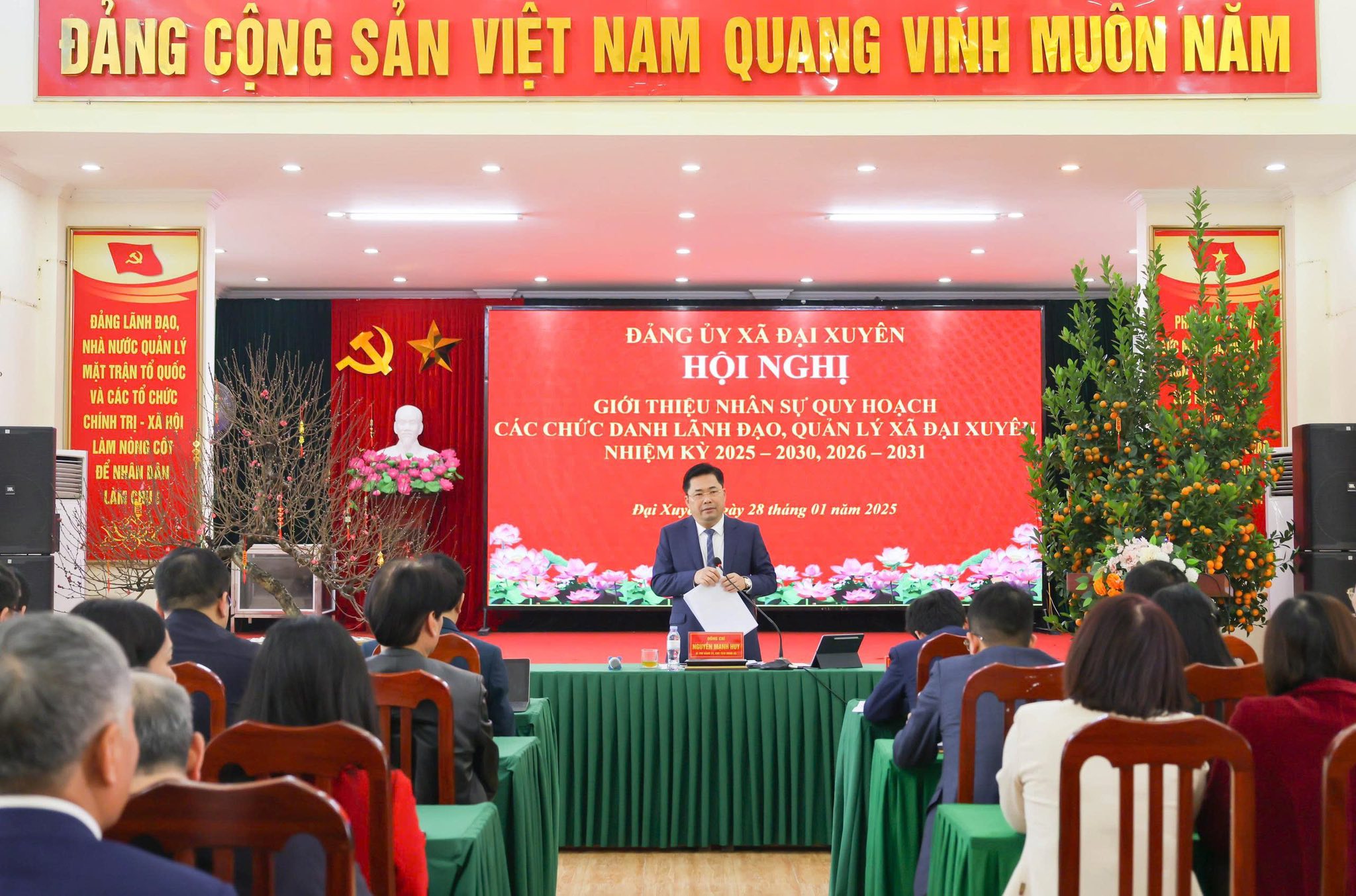 Đảng ủy xã Đại Xuyên chủ động rà soát, bổ sung quy hoạch cán bộ, tạo nền tảng cho nhiệm kỳ mới