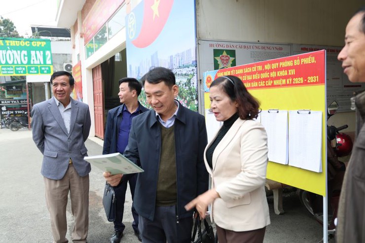 Đảng ủy xã Xuân Mai kiểm tra toàn diện công tác bầu cử tại 36 thôn, siết chặt tiến độ và kỷ luật thực hiện