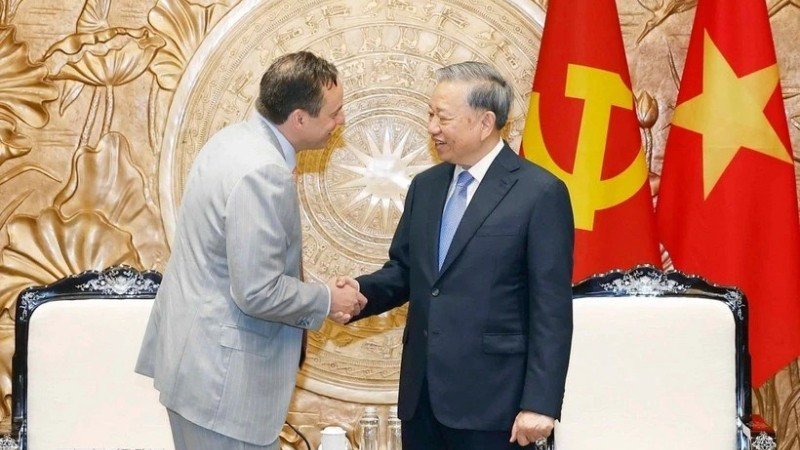 Tổng Bí thư Tô Lâm tiếp Chủ tịch kiêm Tổng Giám đốc điều hành Tập đoàn GE Vernova
