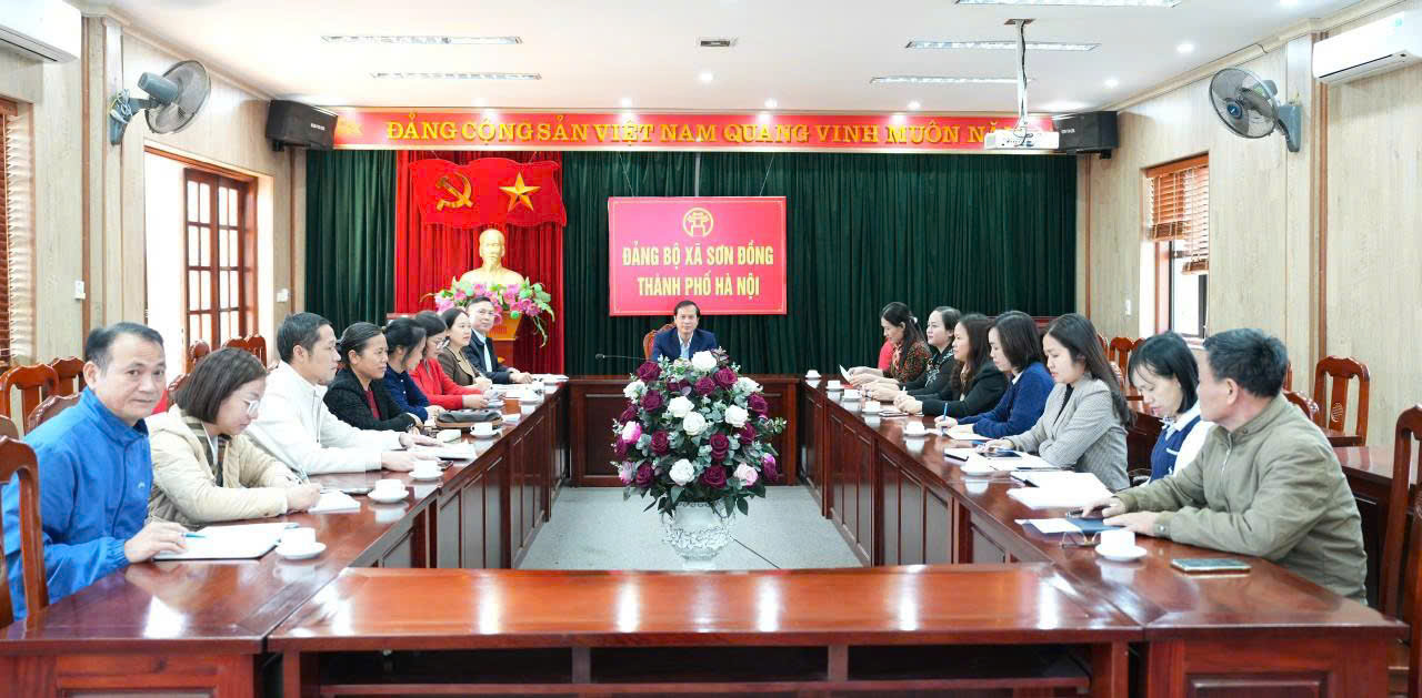 Đơn vị bầu cử số 05 xã Sơn Đồng rà soát toàn diện công tác chuẩn bị bầu cử