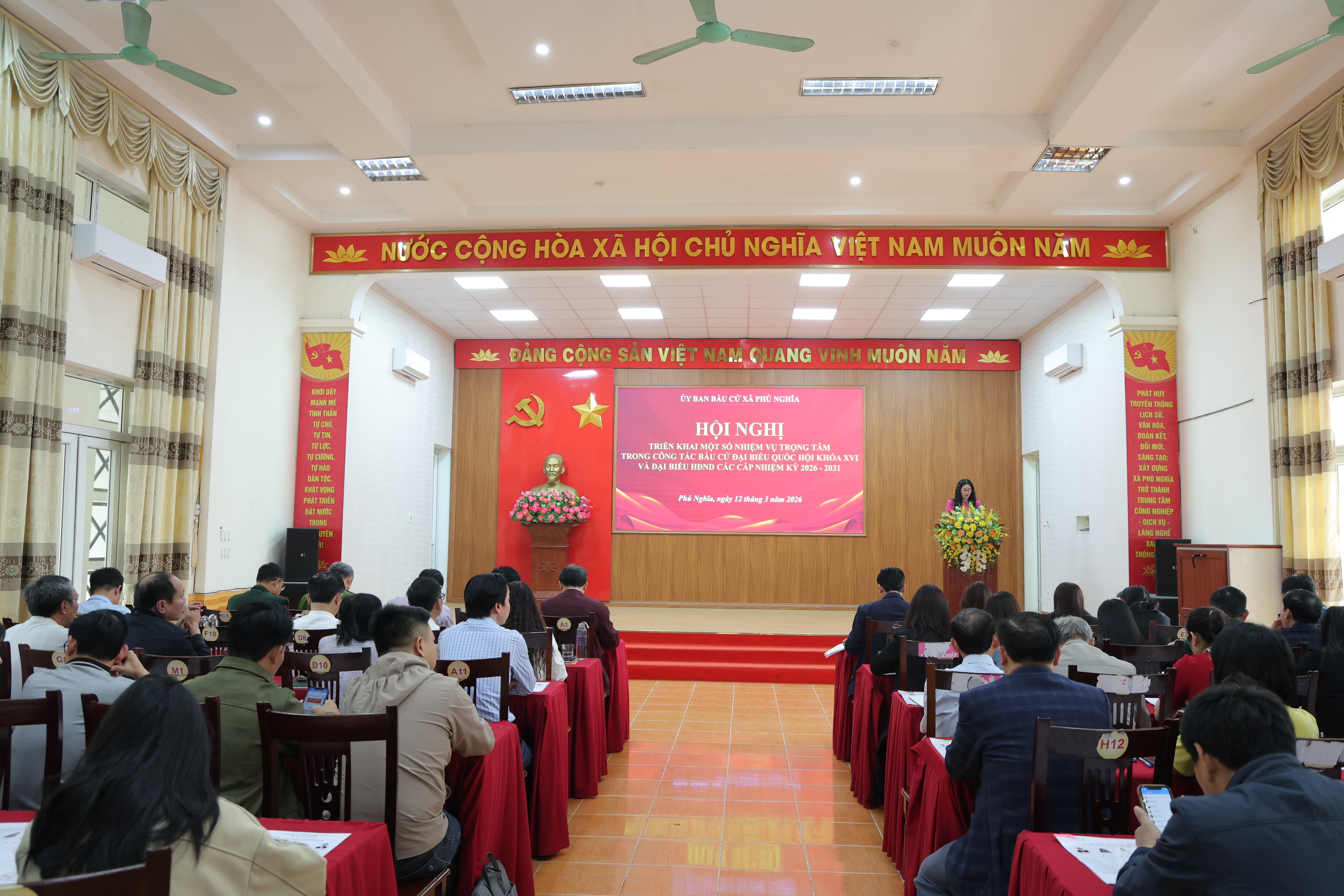 Xã Phú Nghĩa triển khai nhiệm vụ trọng tâm phục vụ ngày bầu cử 15-3
