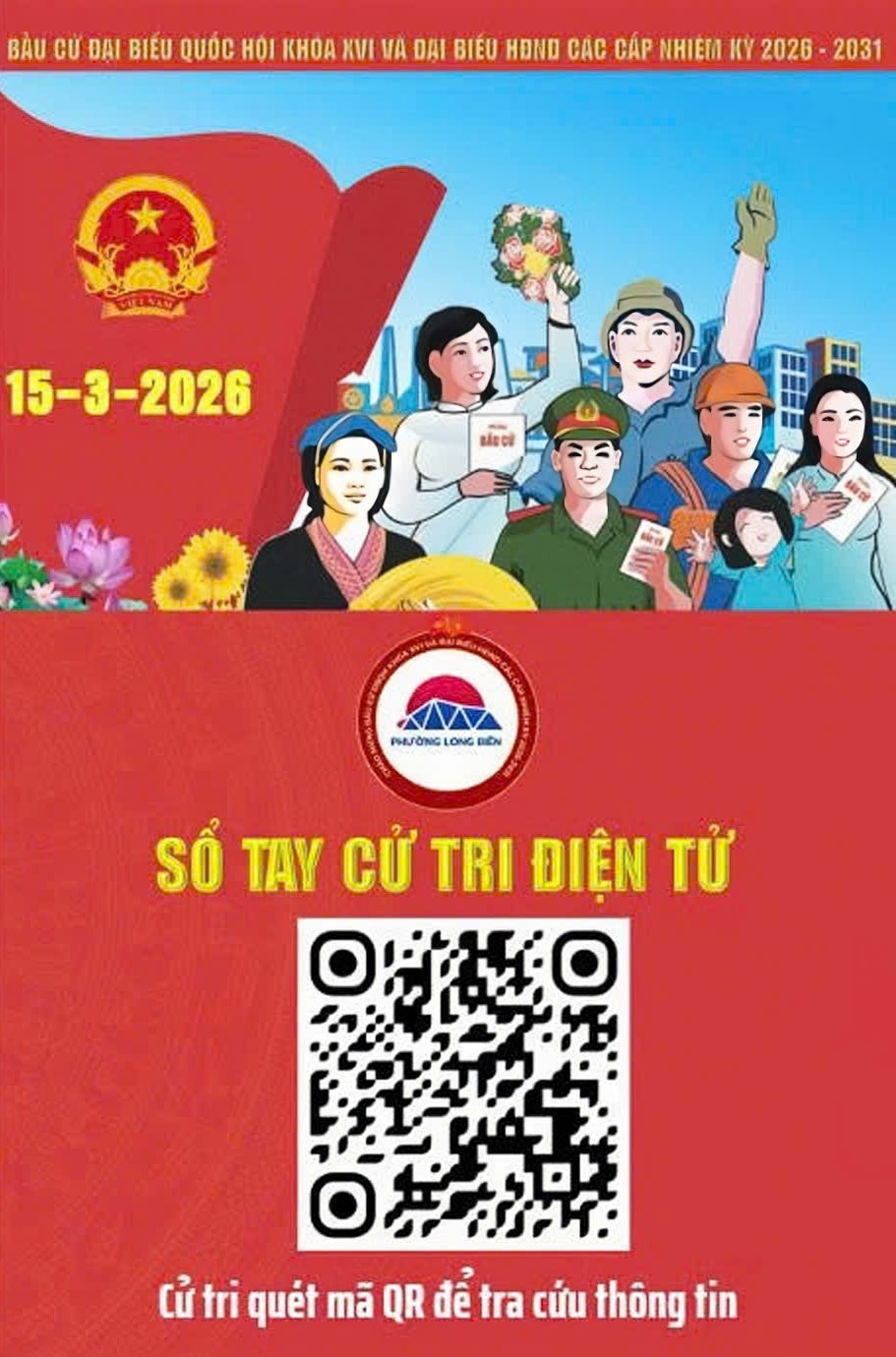 Phường Long Biên ra mắt "Sổ tay cử tri điện tử" tạo thuận lợi tối đa cho nhân dân
