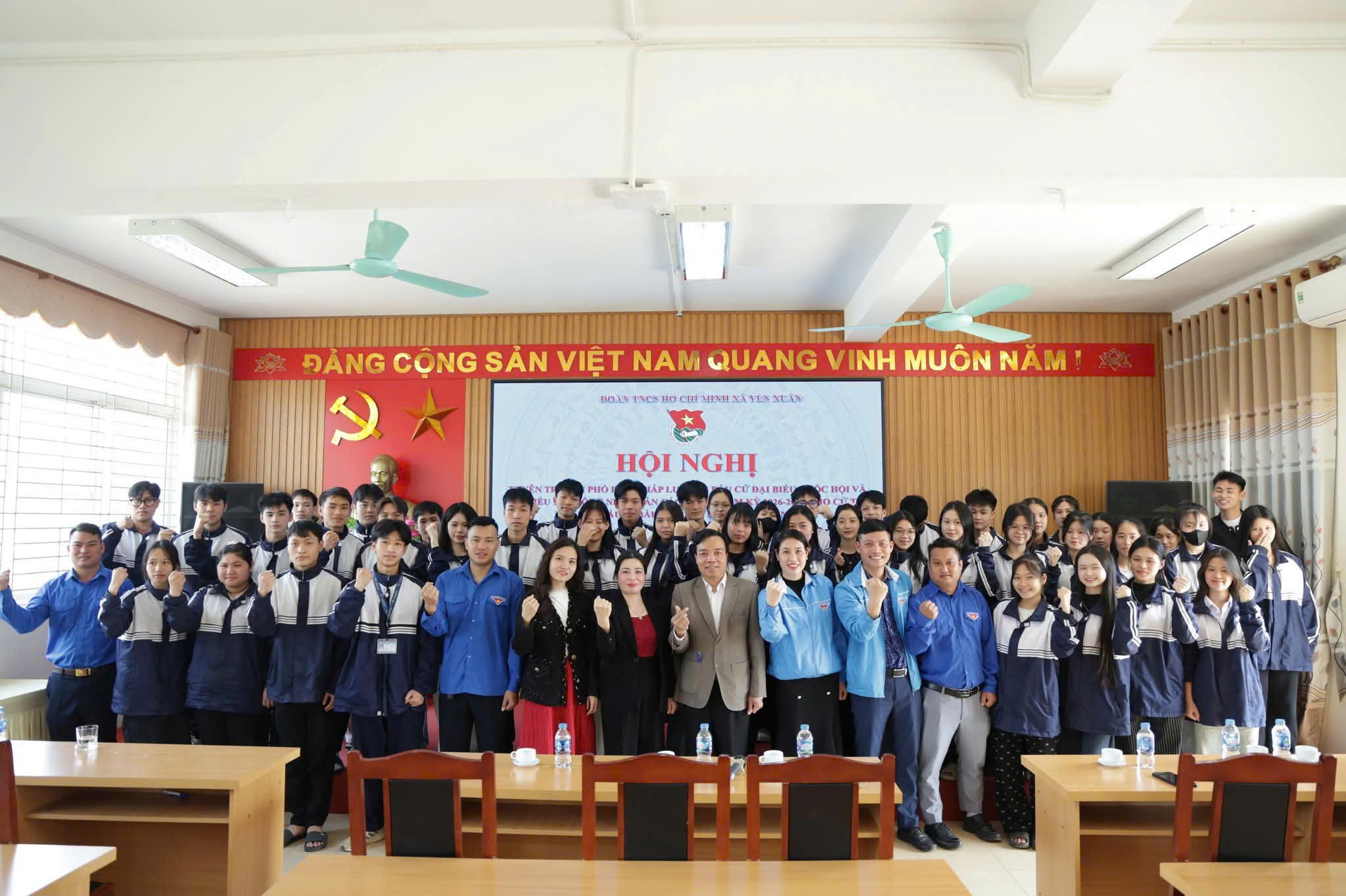 Xã Yên Xuân nâng cao nhận thức cử tri trẻ, sẵn sàng cho lần bầu cử đầu tiên