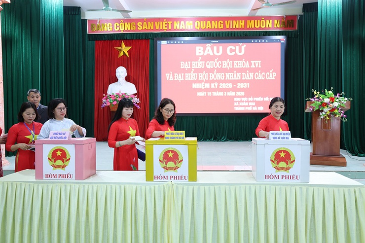 Xã Xuân Mai: 99,96% cử tri tham gia, ngày bầu cử diễn ra dân chủ, an toàn, đúng quy định