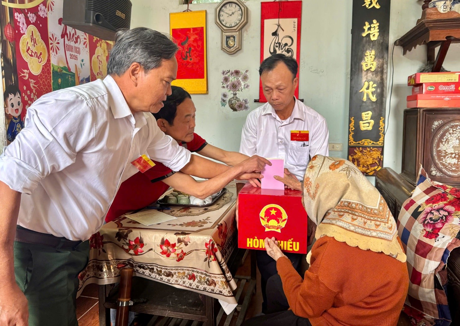 Xã Hoài Đức: Tổ chức thành công cuộc bầu cử, tỷ lệ cử tri tham gia đạt 99,81%
