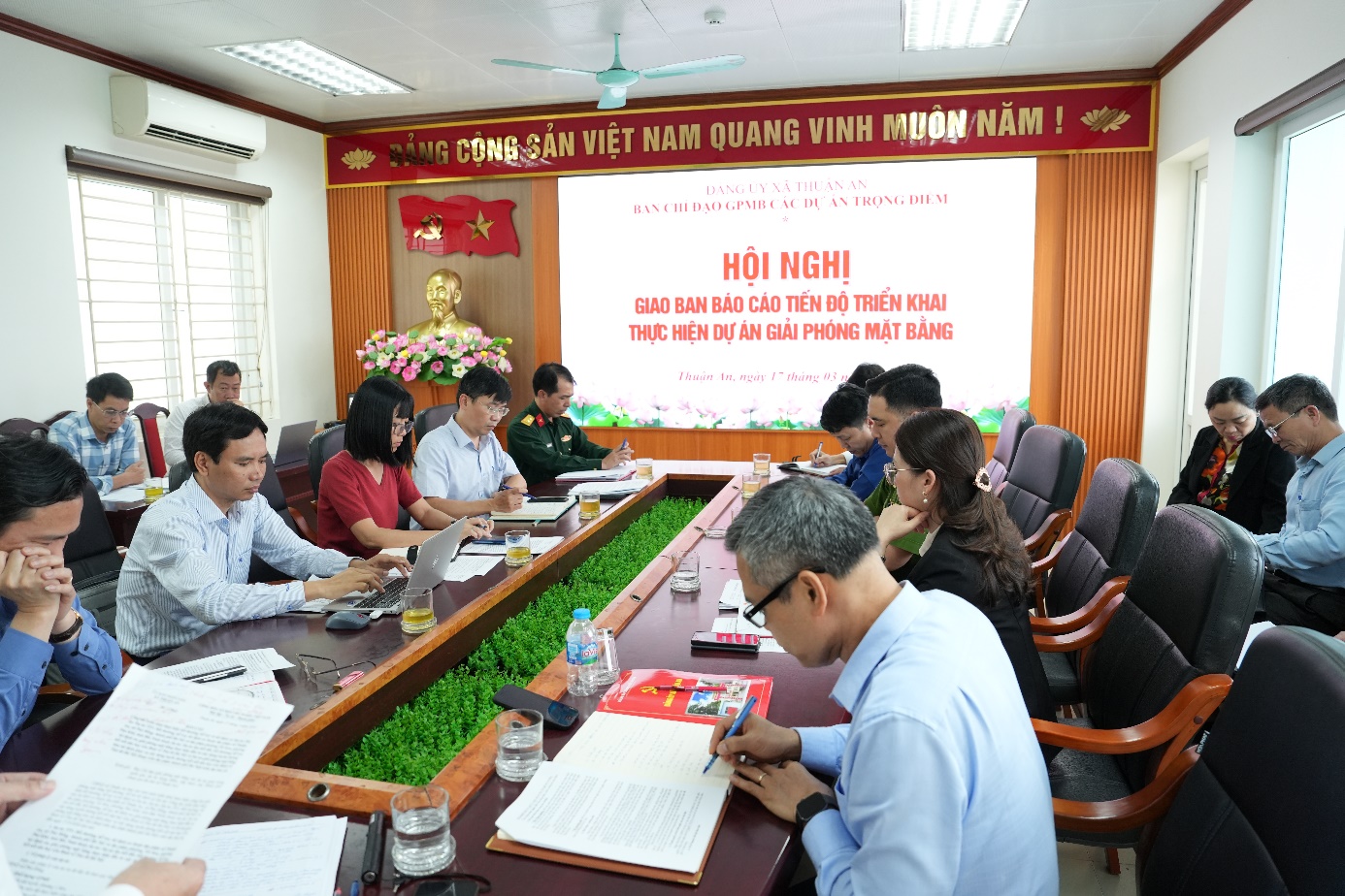 Xã Thuận An: Quyết liệt đẩy nhanh tiến độ giải phóng mặt bằng các dự án trọng điểm, phấn đấu hoàn thành trước 15-4-2026