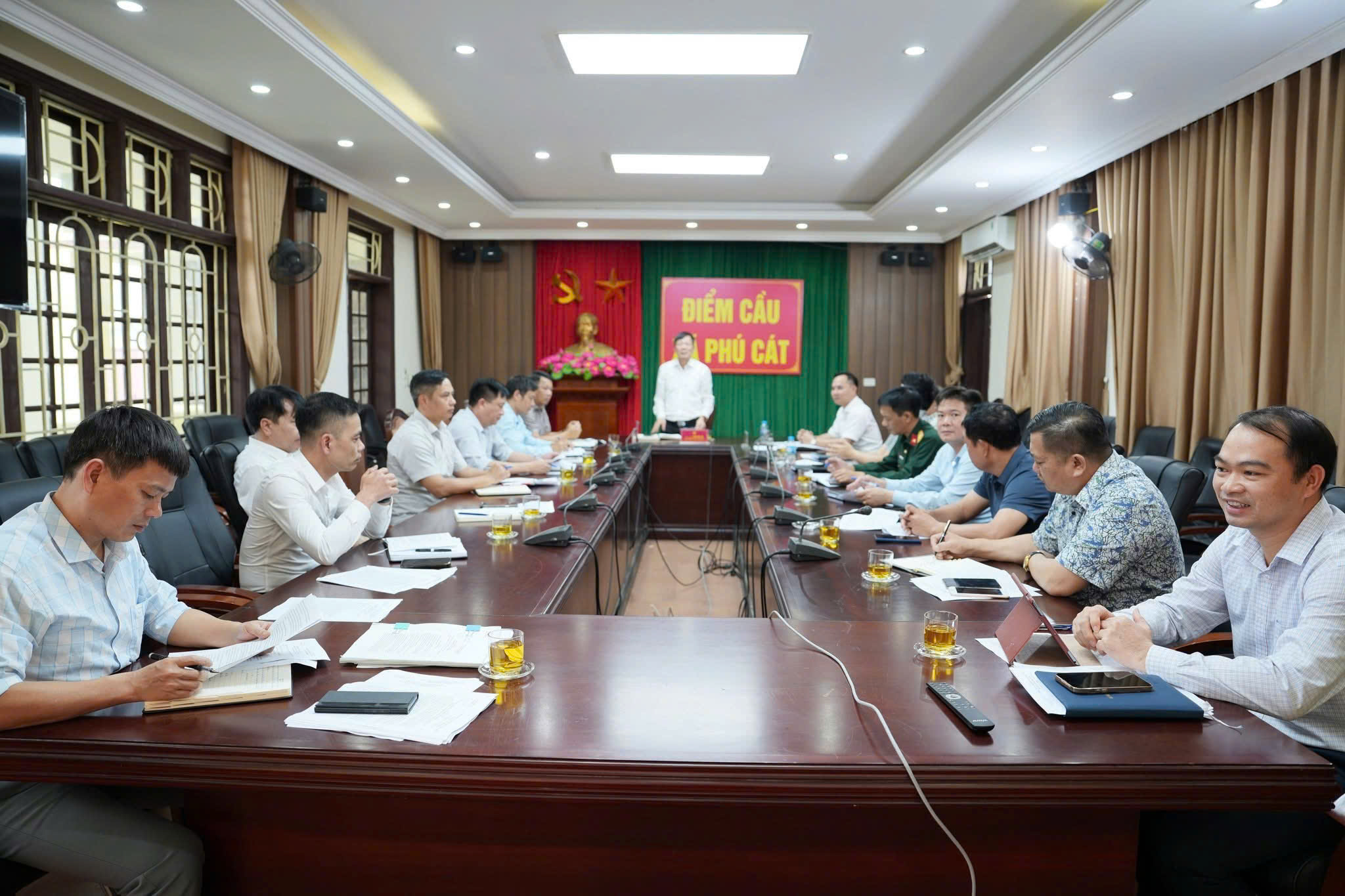 Xã Phú Cát: 99,64% cử tri tham gia bầu cử, chuẩn bị tổng kết và khen thưởng