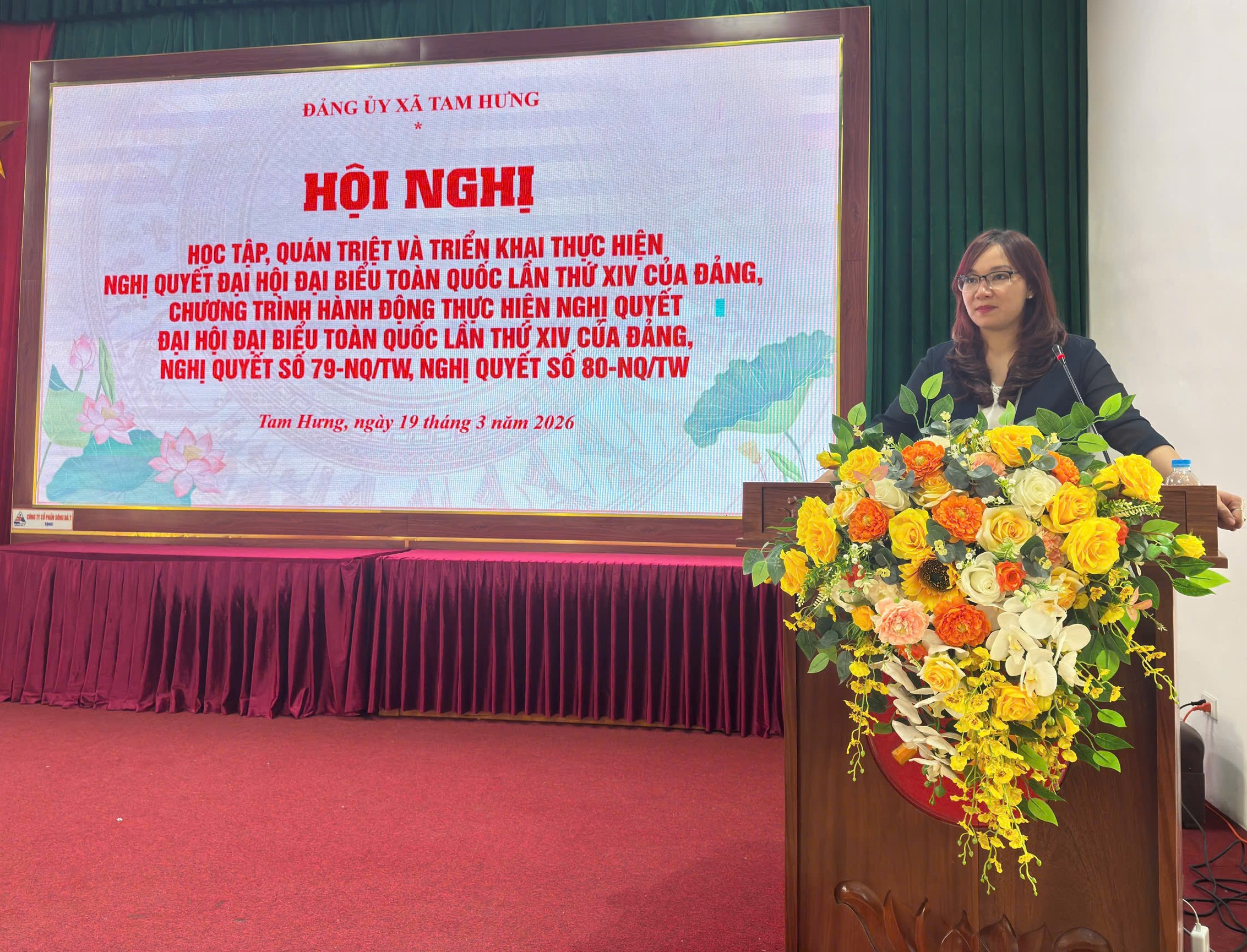 Xã Tam Hưng quán triệt nghị quyết chiến lược, tạo nền tảng thống nhất hành động toàn Đảng bộ