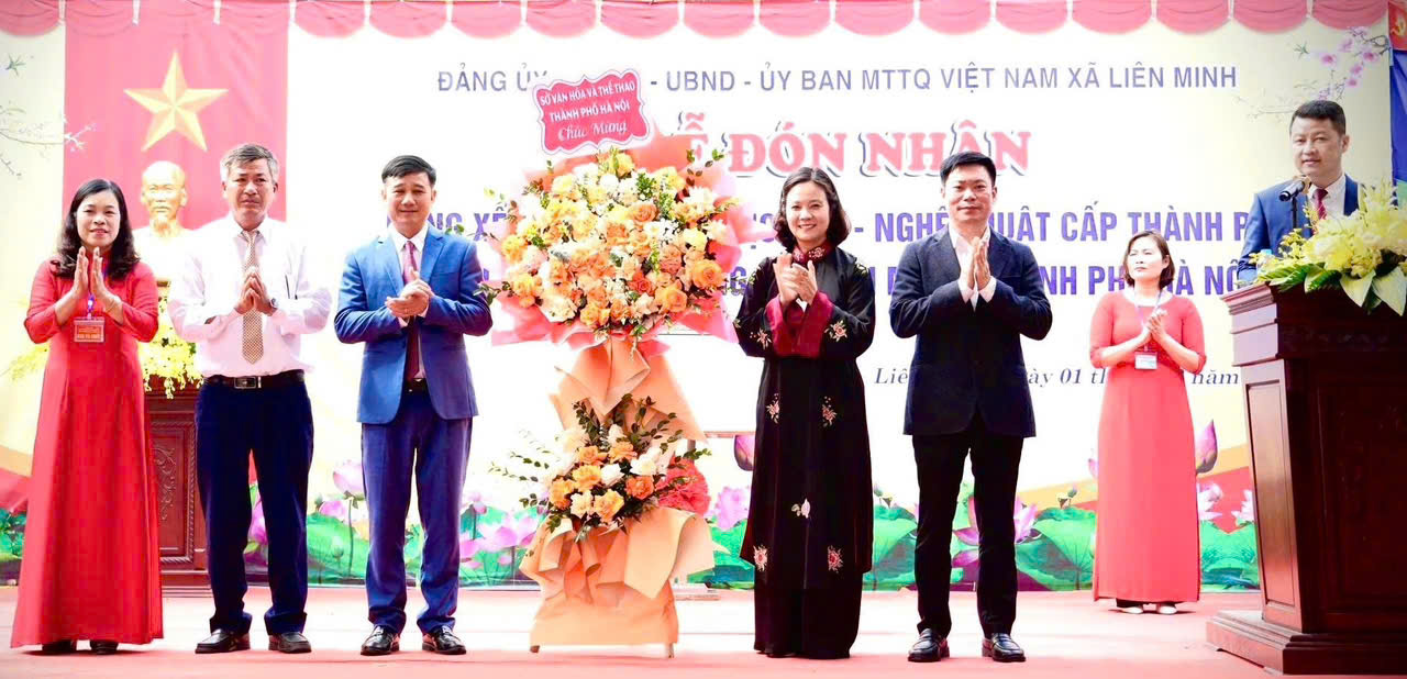 Xã Liên Minh long trọng đón Bằng xếp hạng di tích lịch sử - nghệ thuật đình Cổ Ngõa Thượng
