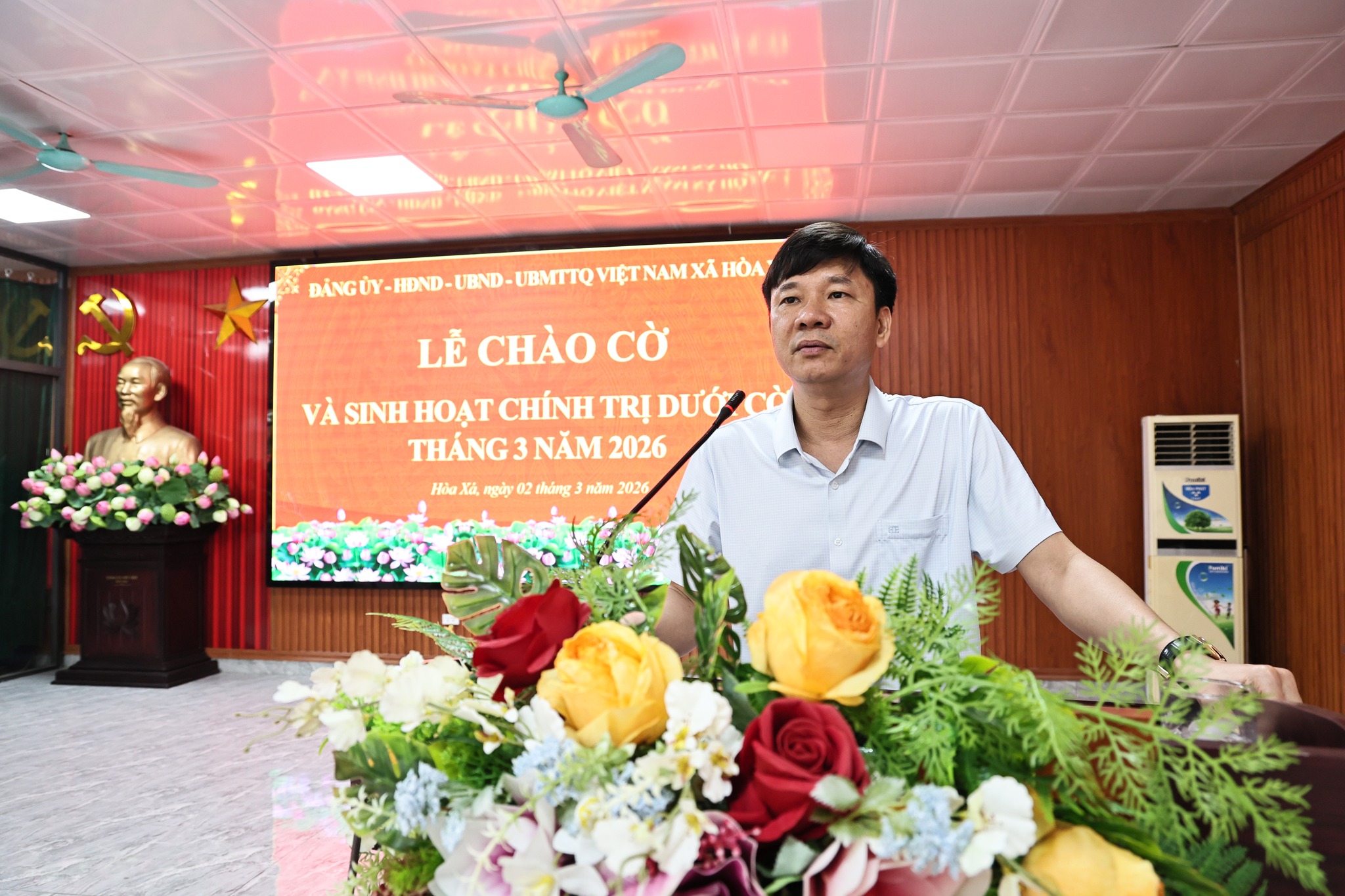 Xã Hòa Xá quyết tâm hoàn thành thắng lợi các nhiệm vụ trong tháng 3-2026