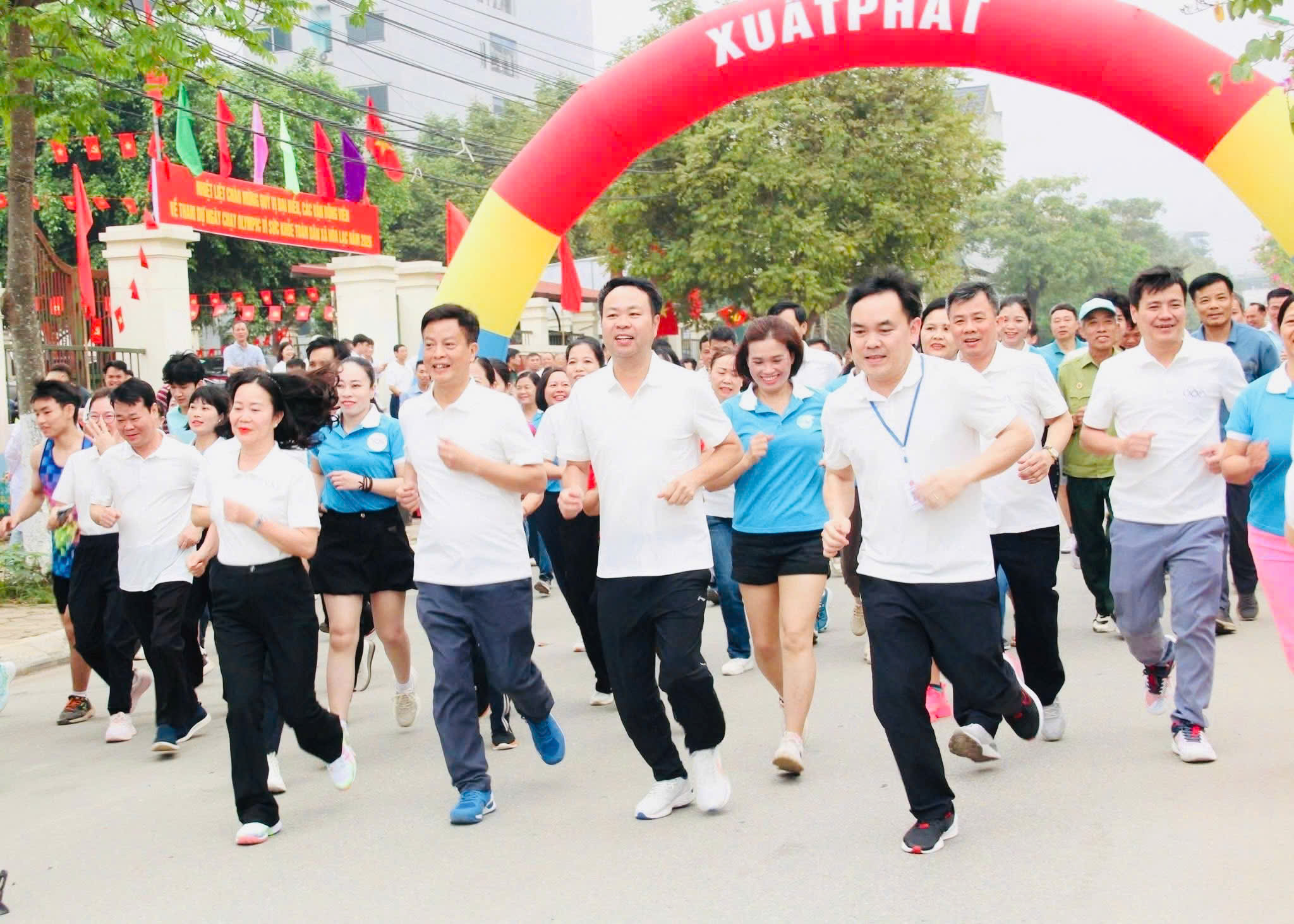 Xã Hòa Lạc sôi nổi chuỗi hoạt động thể thao, lan tỏa phong trào rèn luyện thân thể trong cộng đồng