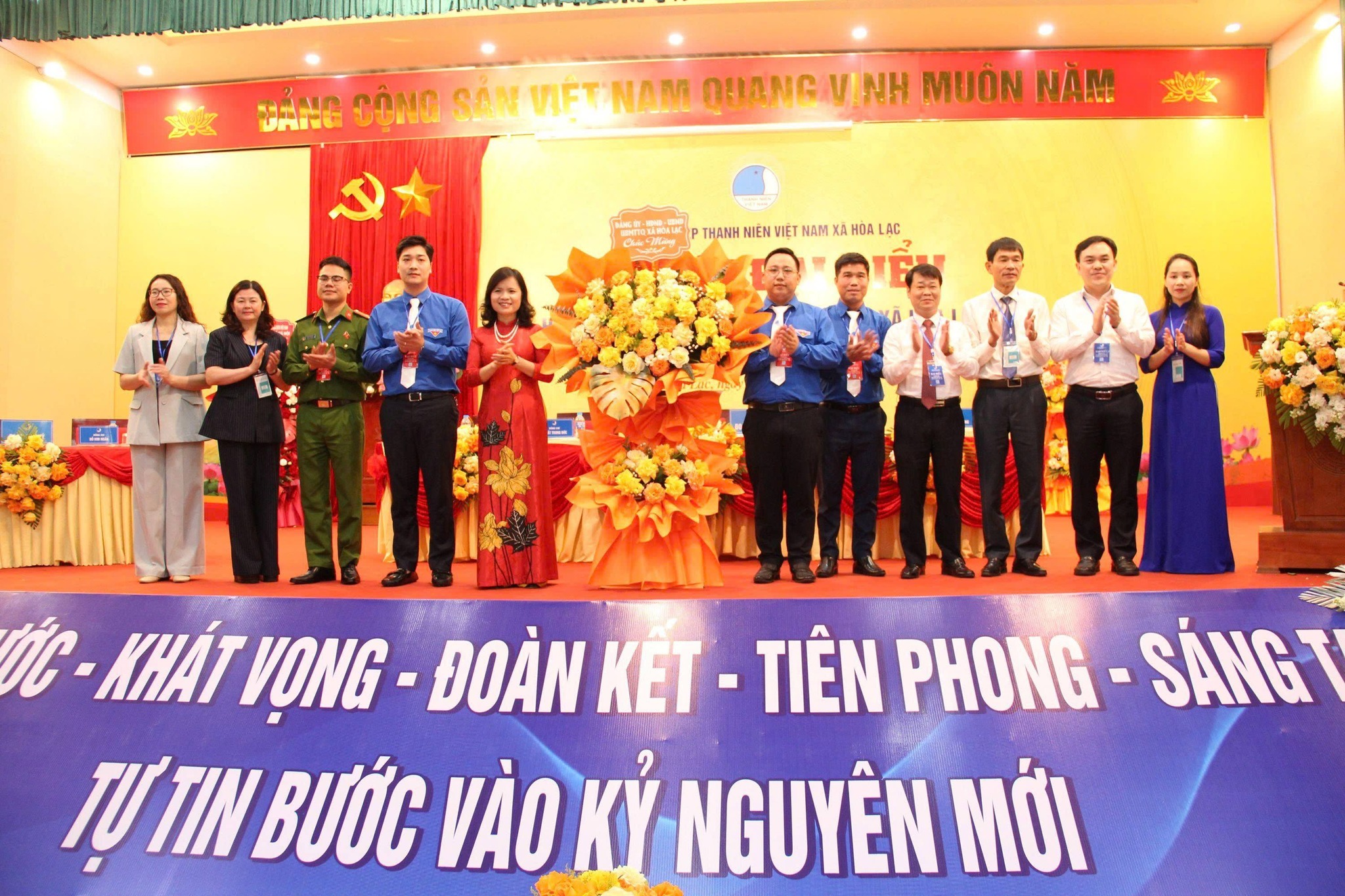 Đại hội Hội LHTN Việt Nam xã Hòa Lạc lần thứ I: Tuổi trẻ tiên phong, tự tin bước vào kỷ nguyên mới