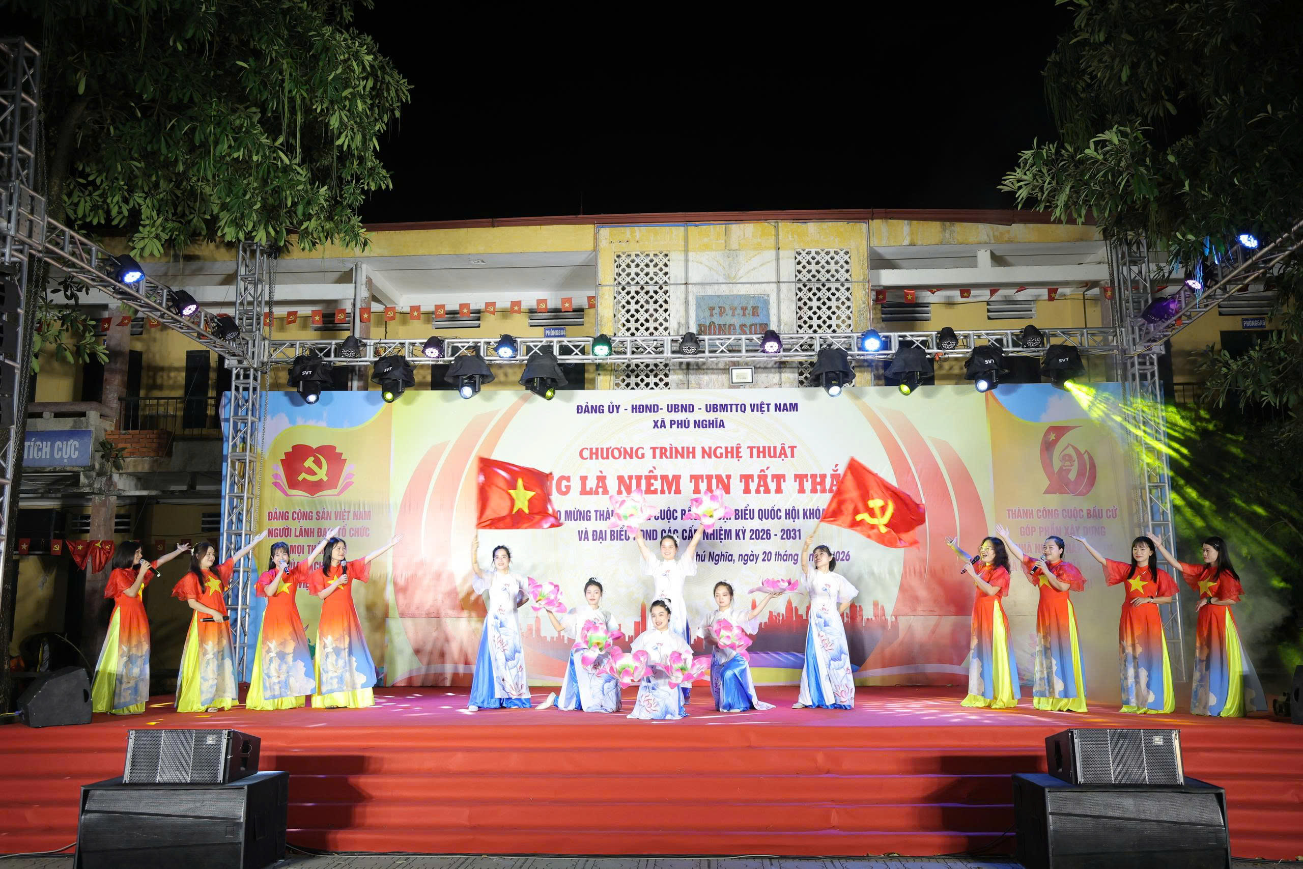 Xã Phú Nghĩa tổ chức các hoạt động chào mừng thành công bầu cử đại biểu Quốc hội khóa XVI và đại biểu HĐND các cấp nhiệm kỳ 2026-2031