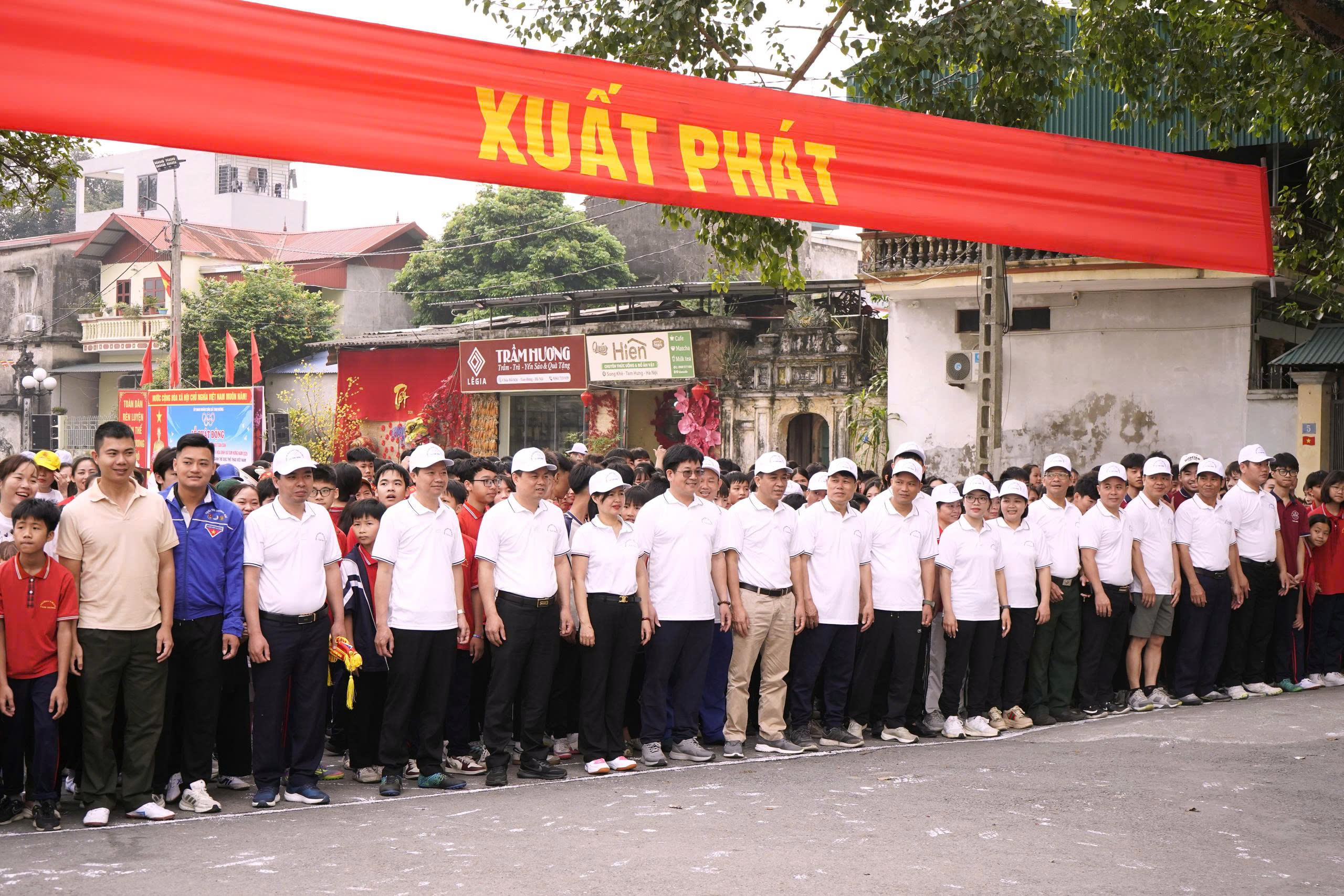 Xã Tam Hưng lan tỏa phong trào rèn luyện thân thể từ Ngày chạy Olympic vì sức khỏe toàn dân