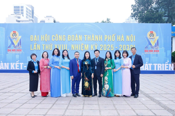 Công đoàn phường Cầu Giấy khẳng định vai trò tại Đại hội Công đoàn thành phố Hà Nội lần thứ XVIII