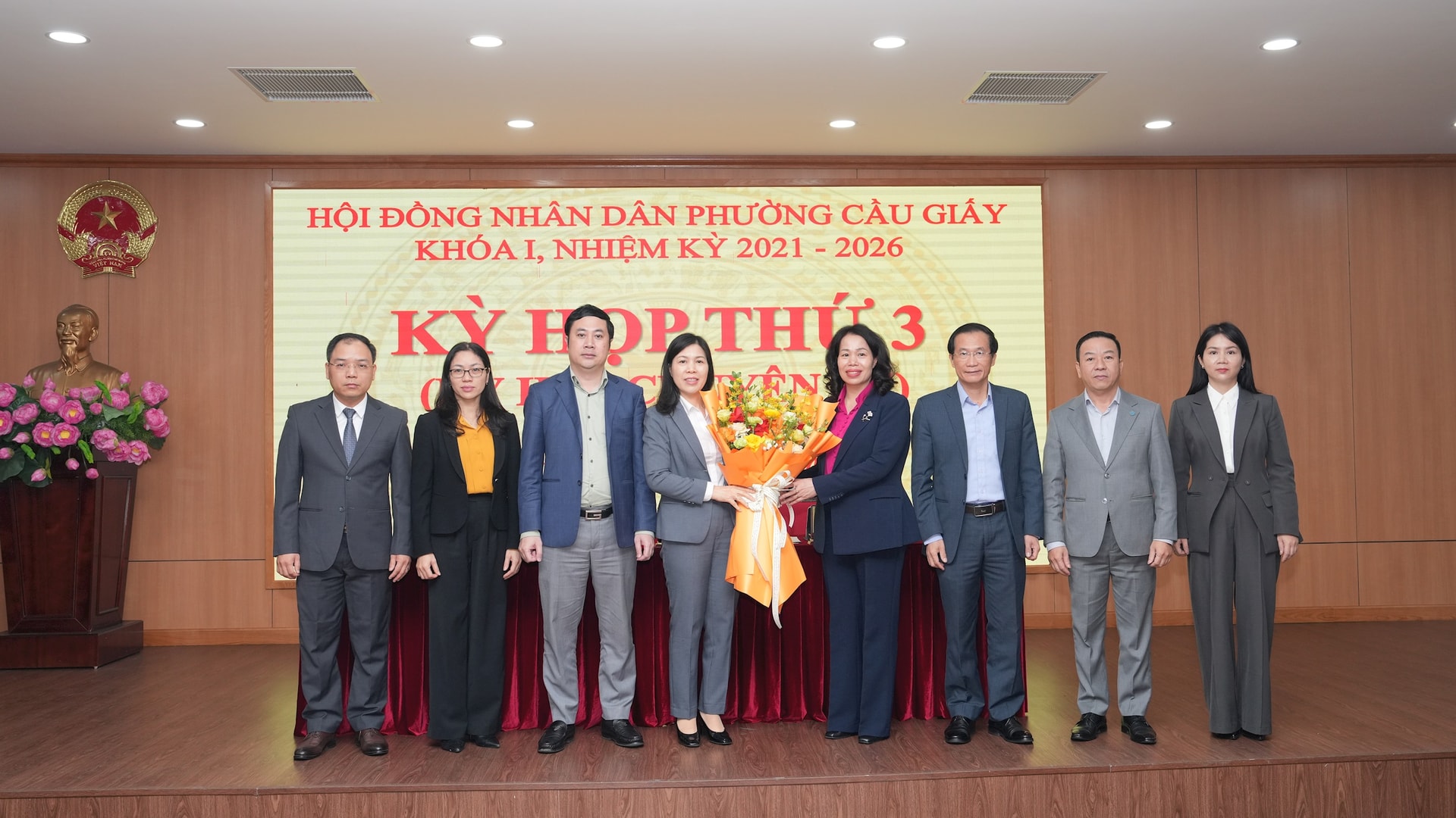 HĐND phường Cầu Giấy thông qua bổ sung chỉ tiêu phát triển năm 2026, kiện toàn nhân sự chủ chốt