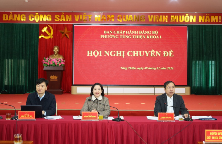 Đảng bộ phường Tùng Thiện quyết liệt tháo gỡ “5 điểm nghẽn”, nâng cao hiệu lực lãnh đạo trong giai đoạn mới