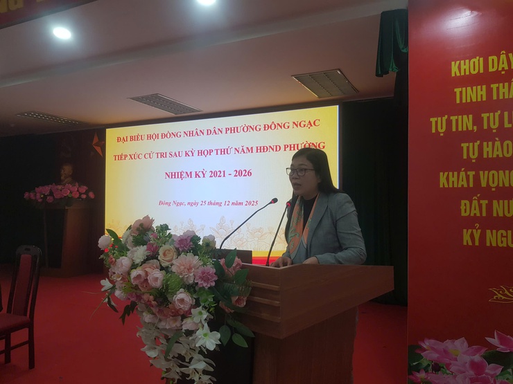 Phường Đông Ngạc: Lắng nghe, giải quyết kịp thời kiến nghị cử tri sau Kỳ họp thứ Năm HĐND phường