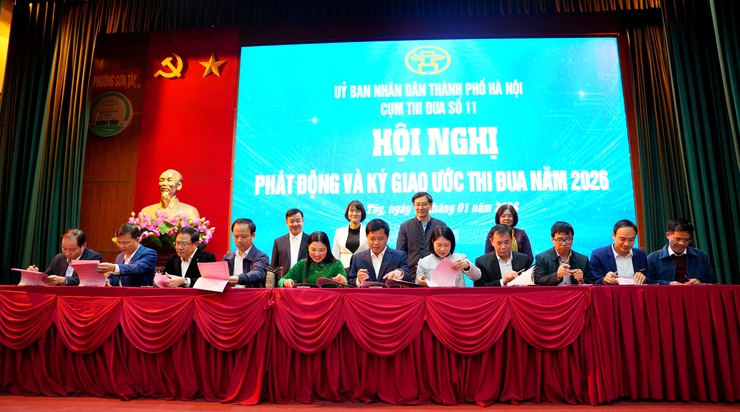 Cụm thi đua số 11 lan tỏa khí thế thi đua, tạo động lực hoàn thành nhiệm vụ năm 2026
