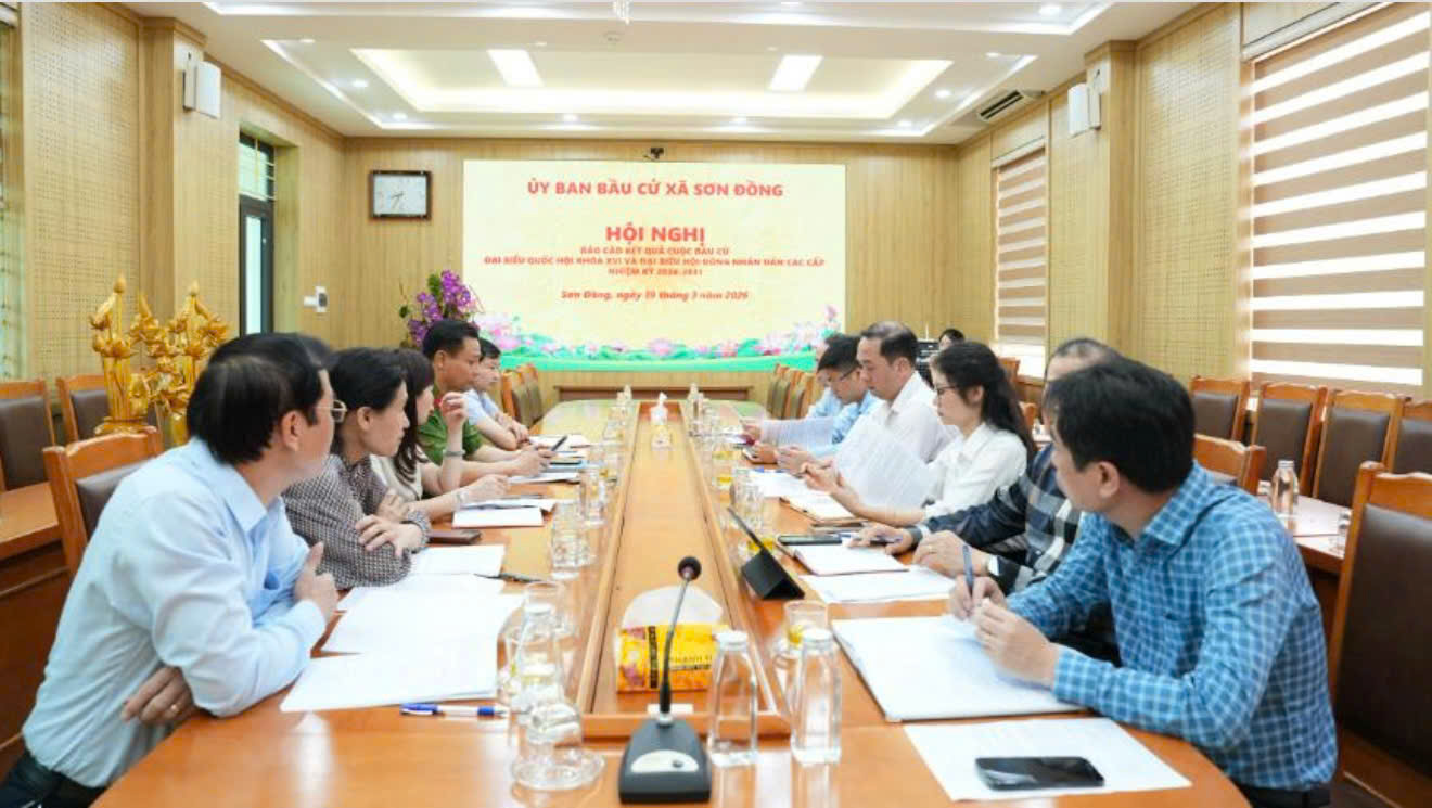 Xã Sơn Đồng: Tỷ lệ cử tri đi bầu đạt 99,11%, khẳng định niềm tin và sức mạnh đồng thuận của nhân dân