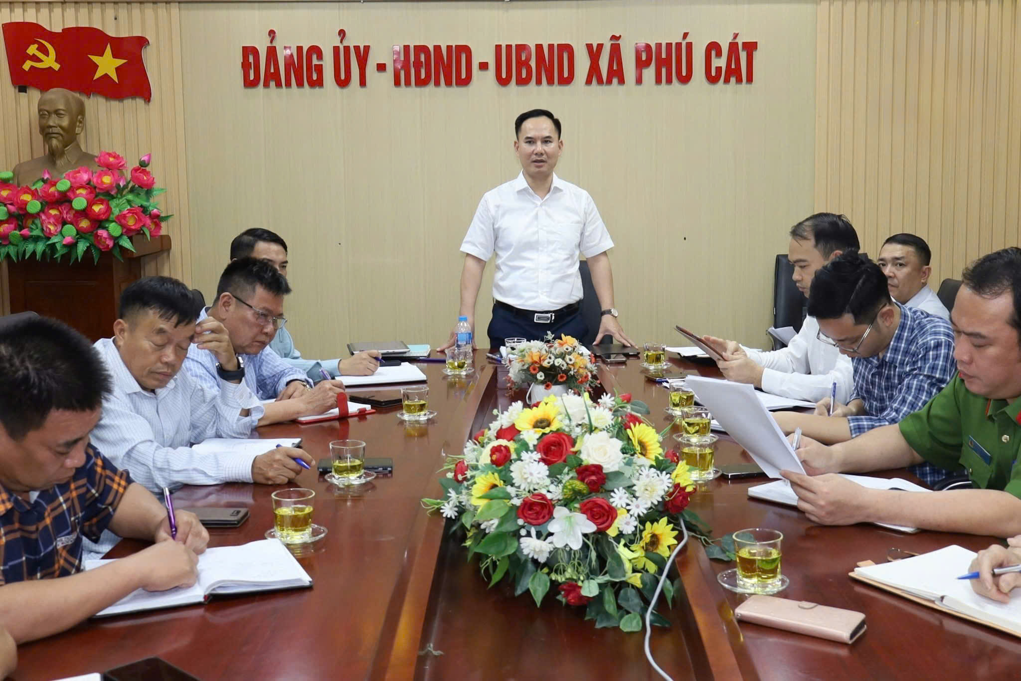 Xã Phú Cát siết chặt kỷ cương đất đai, trật tự xây dựng: Xử lý dứt điểm, không để phát sinh vi phạm mới