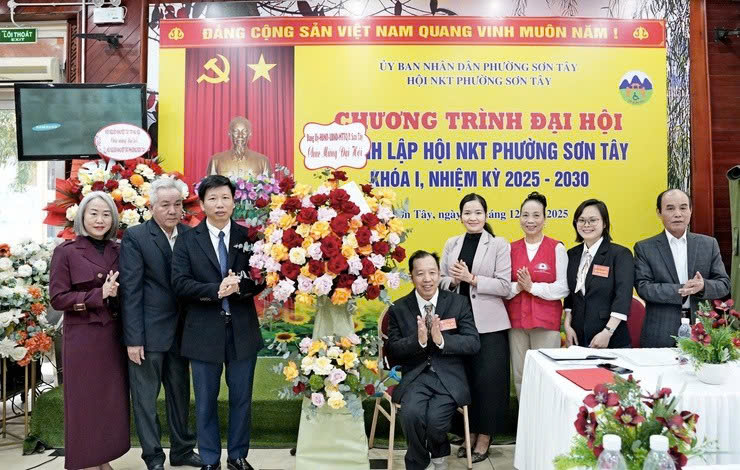 Hội Người khuyết tật phường Sơn Tây chính thức ra mắt, mở rộng cơ hội hòa nhập cộng đồng