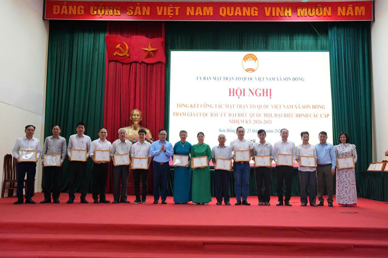 Ủy ban MTTQ Việt Nam xã Sơn Đồng phát huy vai trò nòng cốt, góp phần quan trọng vào thành công cuộc bầu cử nhiệm kỳ 2026-2031