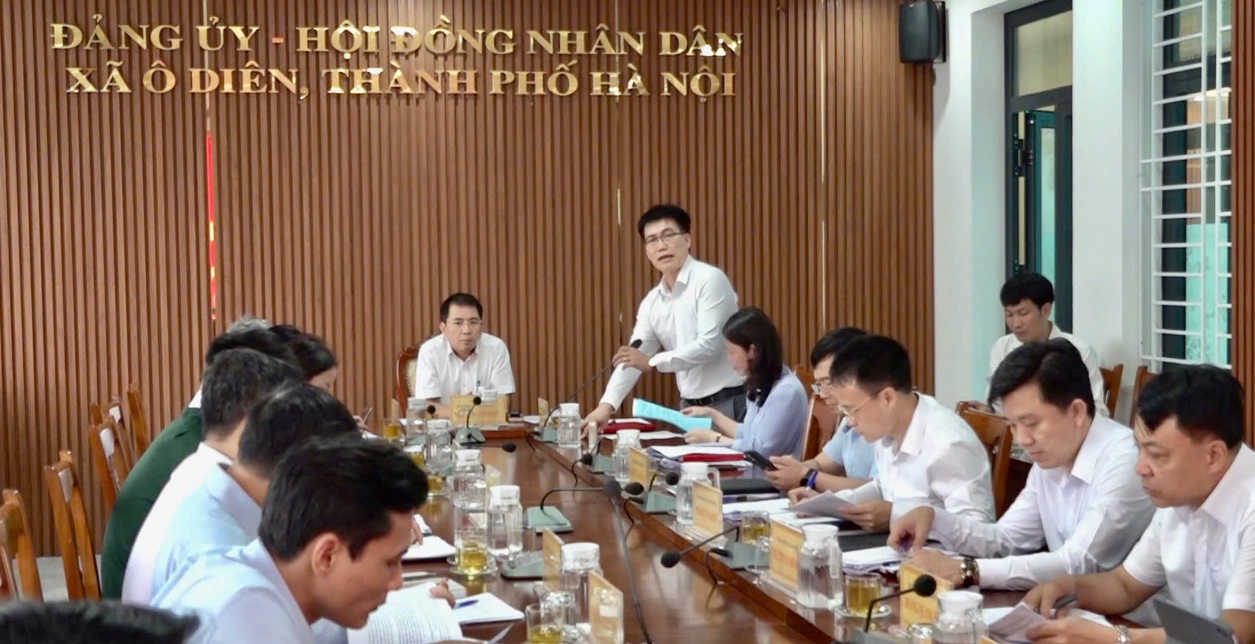 Xã Ô Diên quyết nghị loạt nhiệm vụ trọng tâm: siết kỷ cương, nâng chất lượng lãnh đạo, thúc đẩy phát triển đồng bộ