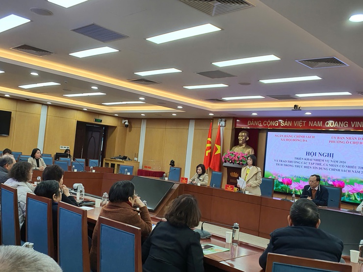 Phường Ô Chợ Dừa nâng cao hiệu quả tín dụng chính sách, tạo đòn bẩy giảm nghèo bền vững năm 2026