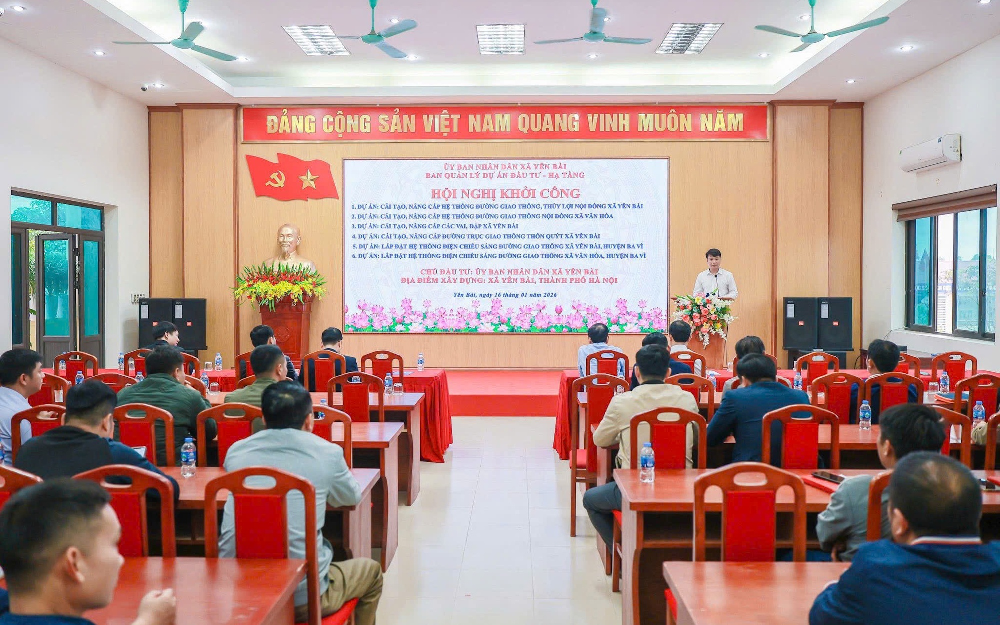 Xã Yên Bài đồng loạt khởi công 6 dự án hạ tầng, tạo lực đẩy phát triển bền vững