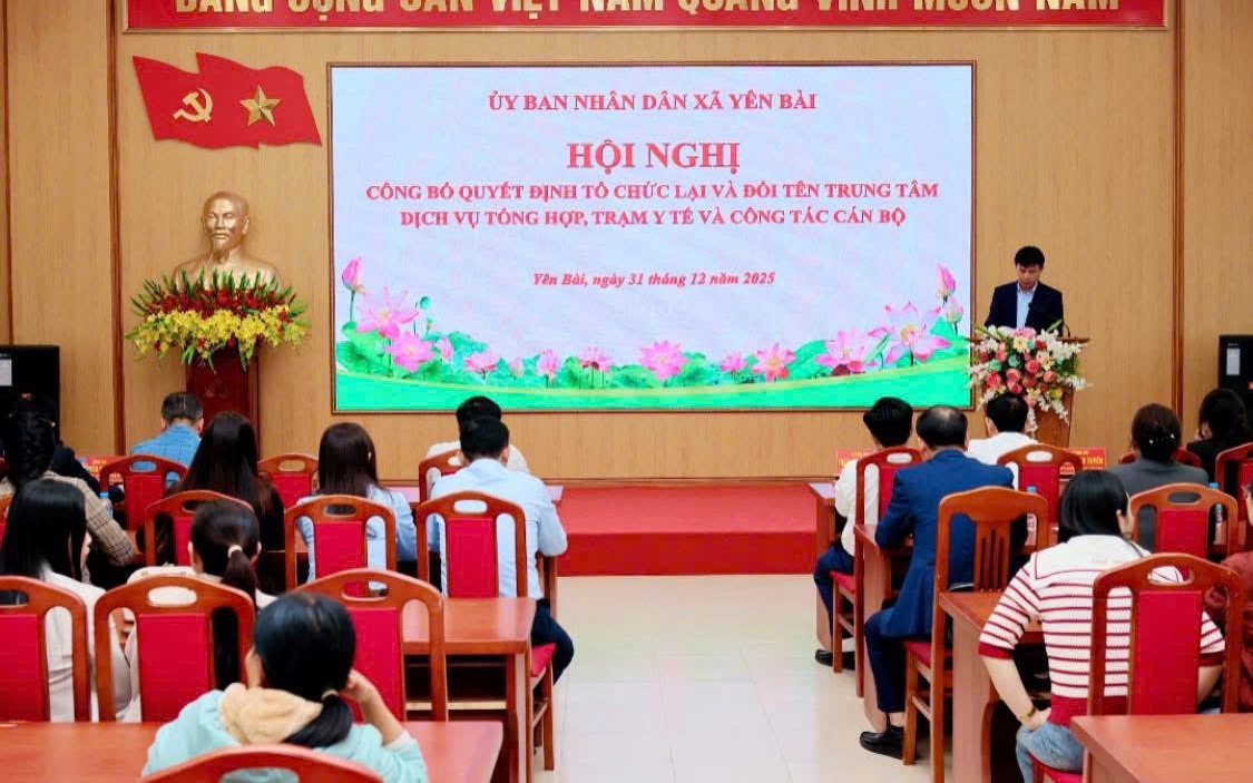 Xã Yên Bài kiện toàn tổ chức bộ máy, nâng cao hiệu quả hoạt động các đơn vị sự nghiệp