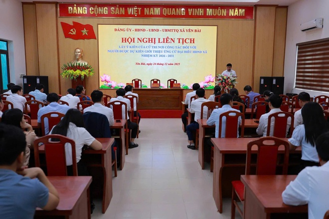 Xã Yên Bài phát huy dân chủ, lấy ý kiến cử tri nơi công tác đối với người ứng cử HĐND nhiệm kỳ mới