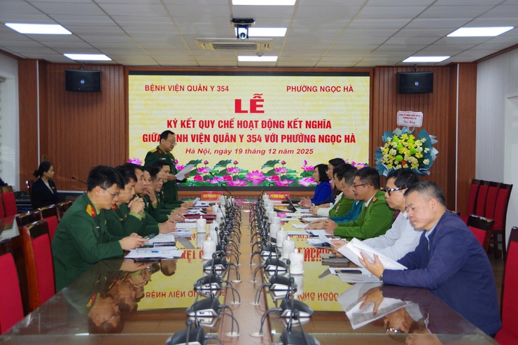Phường Ngọc Hà - Bệnh viện Quân y 354: Gắn kết quân - dân, nâng cao hiệu quả phối hợp toàn diện