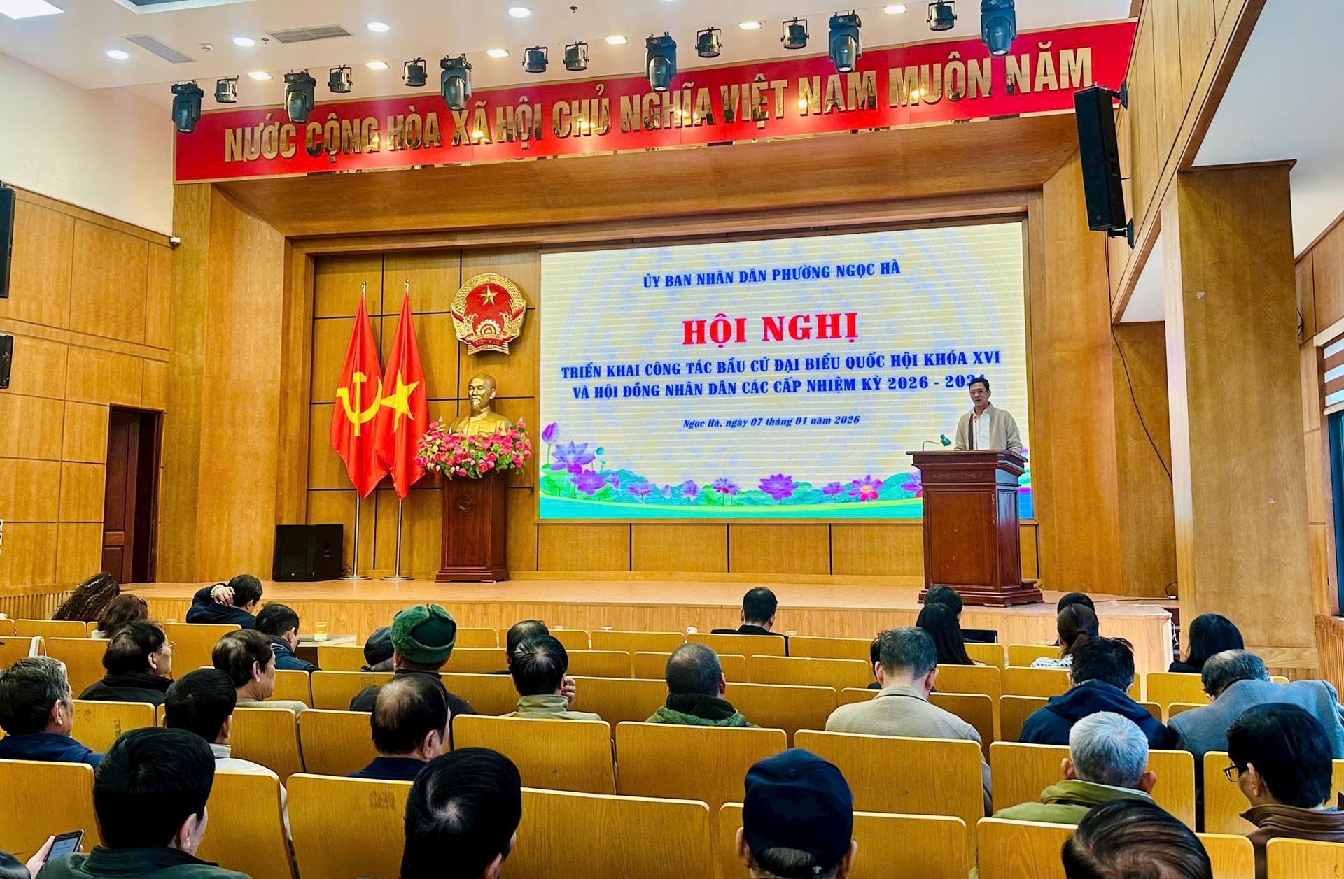 Phường Ngọc Hà siết chặt kỷ cương, triển khai toàn diện công tác bầu cử, không để sai sót ở bất kỳ khâu nào