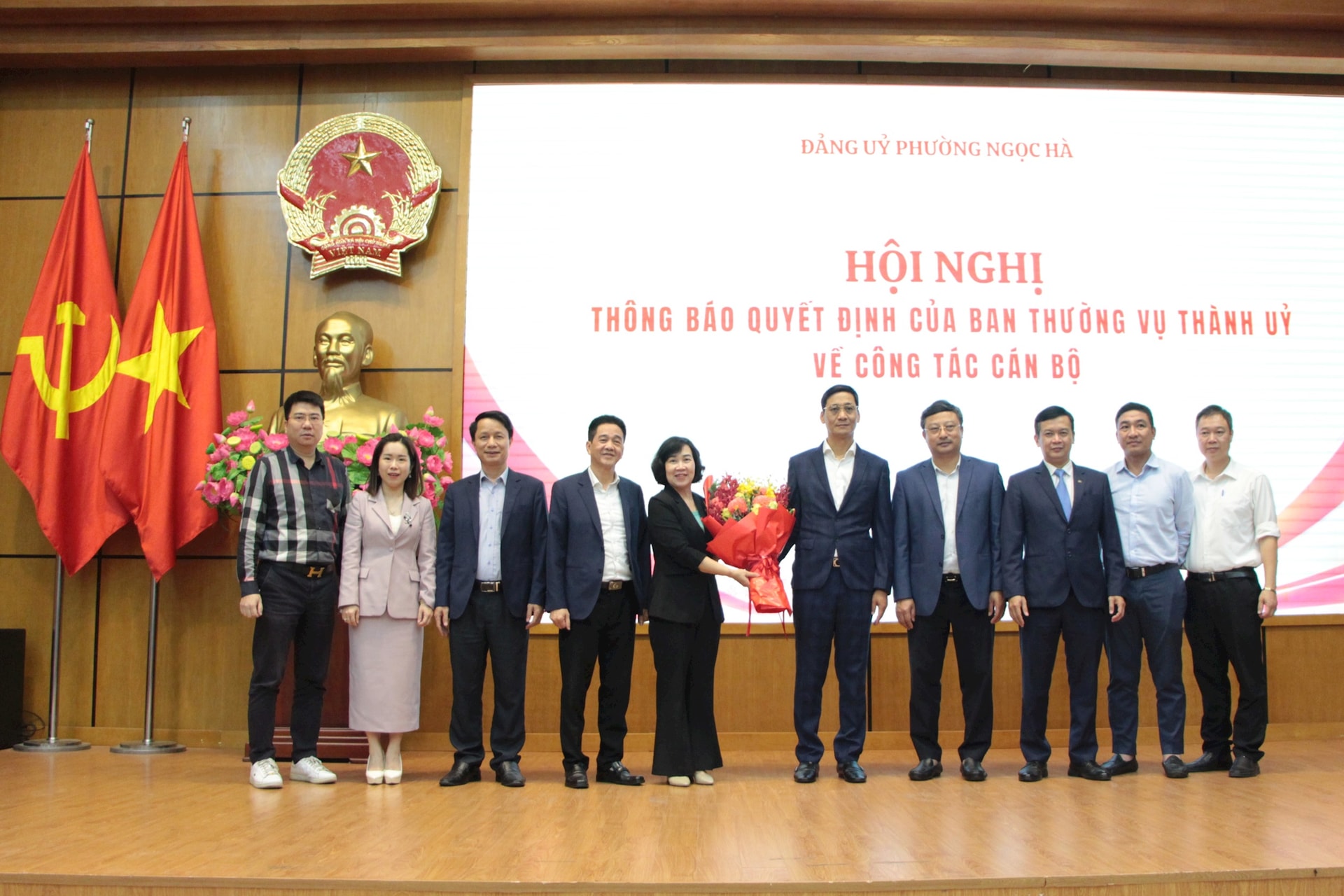 Phường Ngọc Hà kiện toàn Bí thư Đảng ủy, tăng cường lãnh đạo trong giai đoạn chuyển đổi