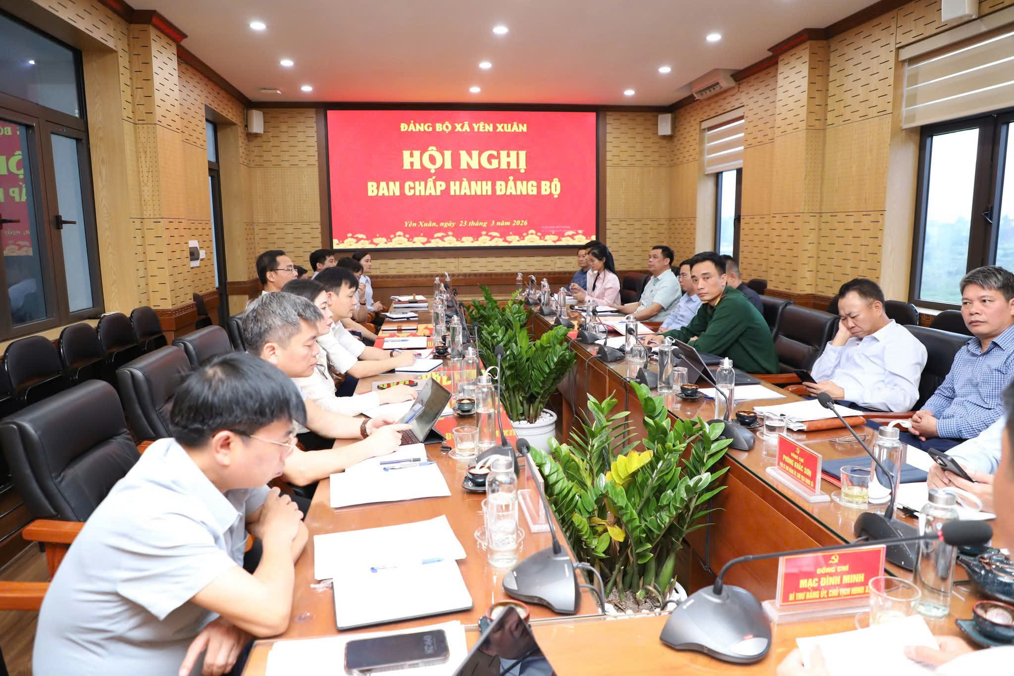 Xã Yên Xuân chuẩn bị kỹ lưỡng cho kỳ họp thứ nhất HĐND khóa II, siết chặt kỷ cương điều hành nhiệm vụ năm 2026