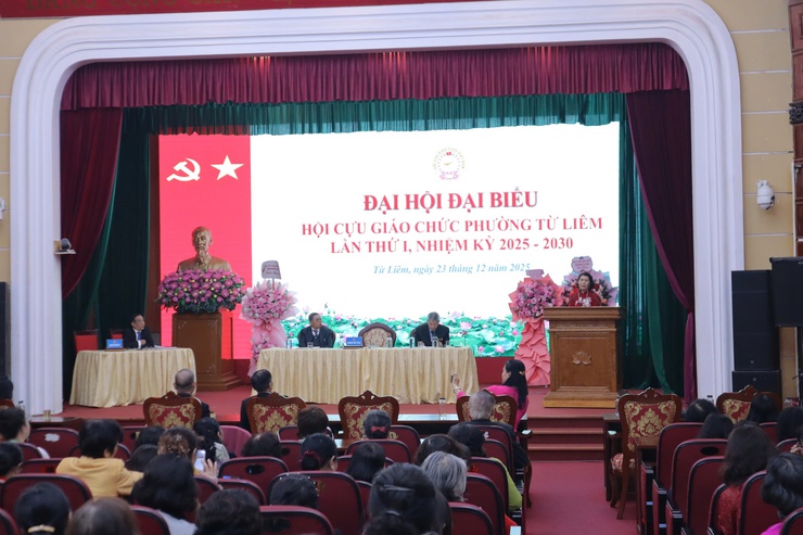 Phường Từ Liêm tổ chức Đại hội Hội Cựu giáo chức lần thứ I, khẳng định vai trò đội ngũ nhà giáo nghỉ hưu