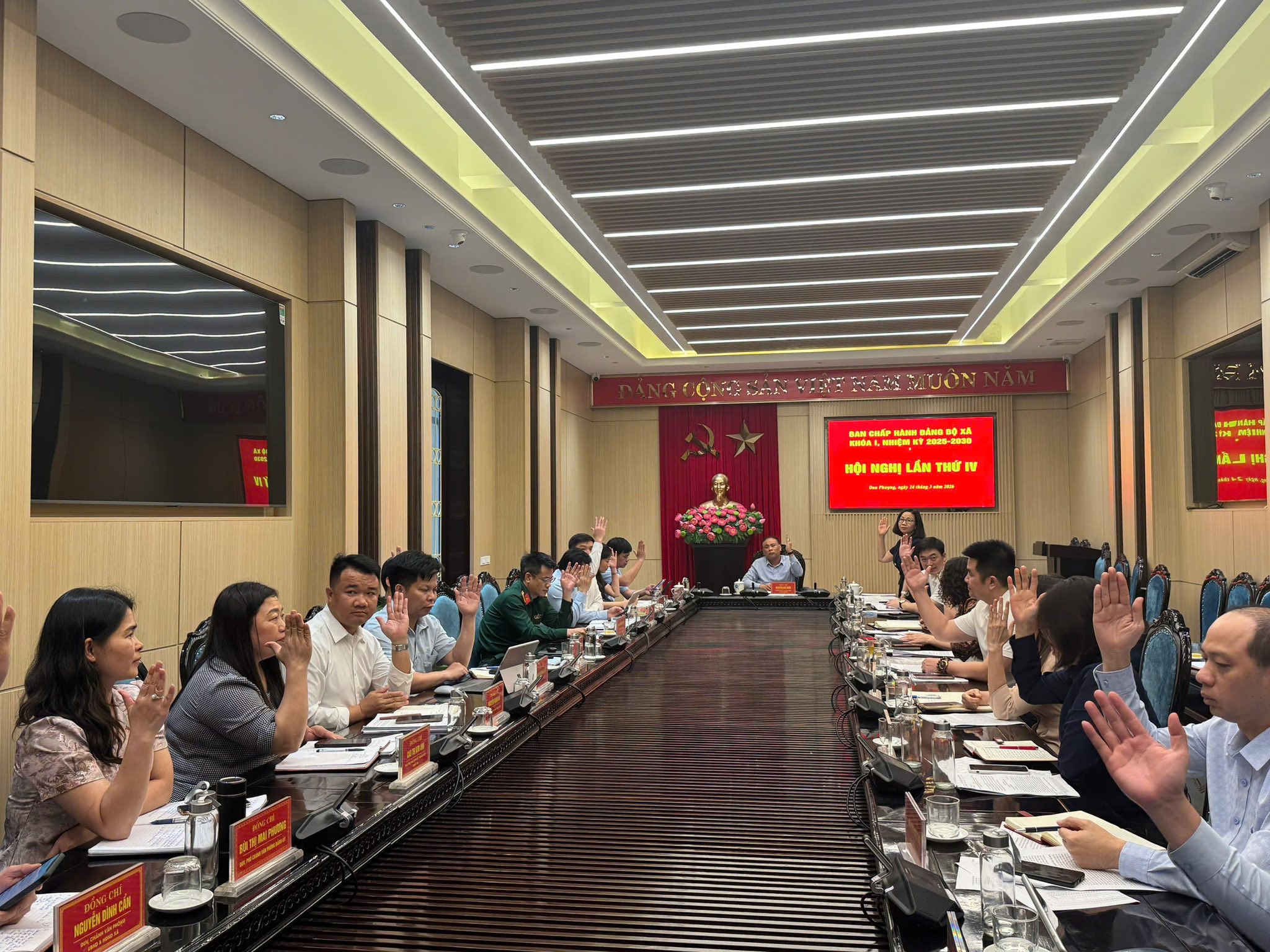 Hội nghị Ban Chấp hành Đảng bộ xã Đan Phượng lần thứ tư bàn nhiều nội dung quan trọng