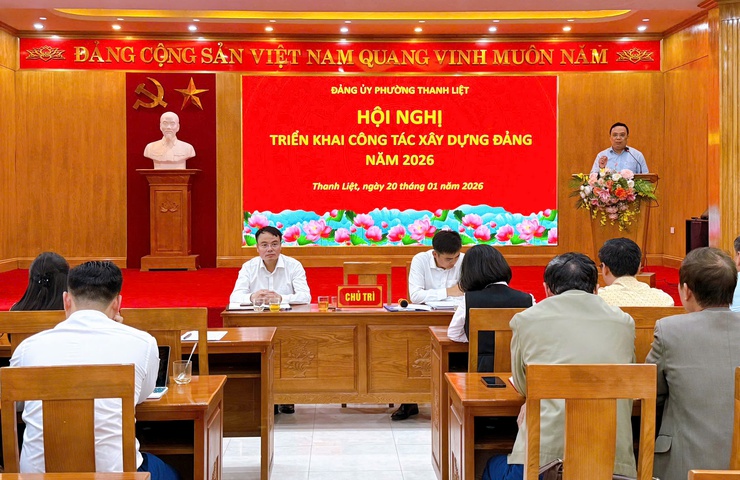 Đảng ủy phường Thanh Liệt siết chặt kỷ cương, nâng cao chất lượng xây dựng Đảng ngay từ đầu năm 2026