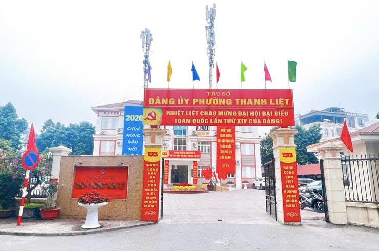 Phường Thanh Liệt rực rỡ cờ hoa, lan tỏa khí thế đón năm mới 2026 và hướng tới các sự kiện chính trị trọng đại