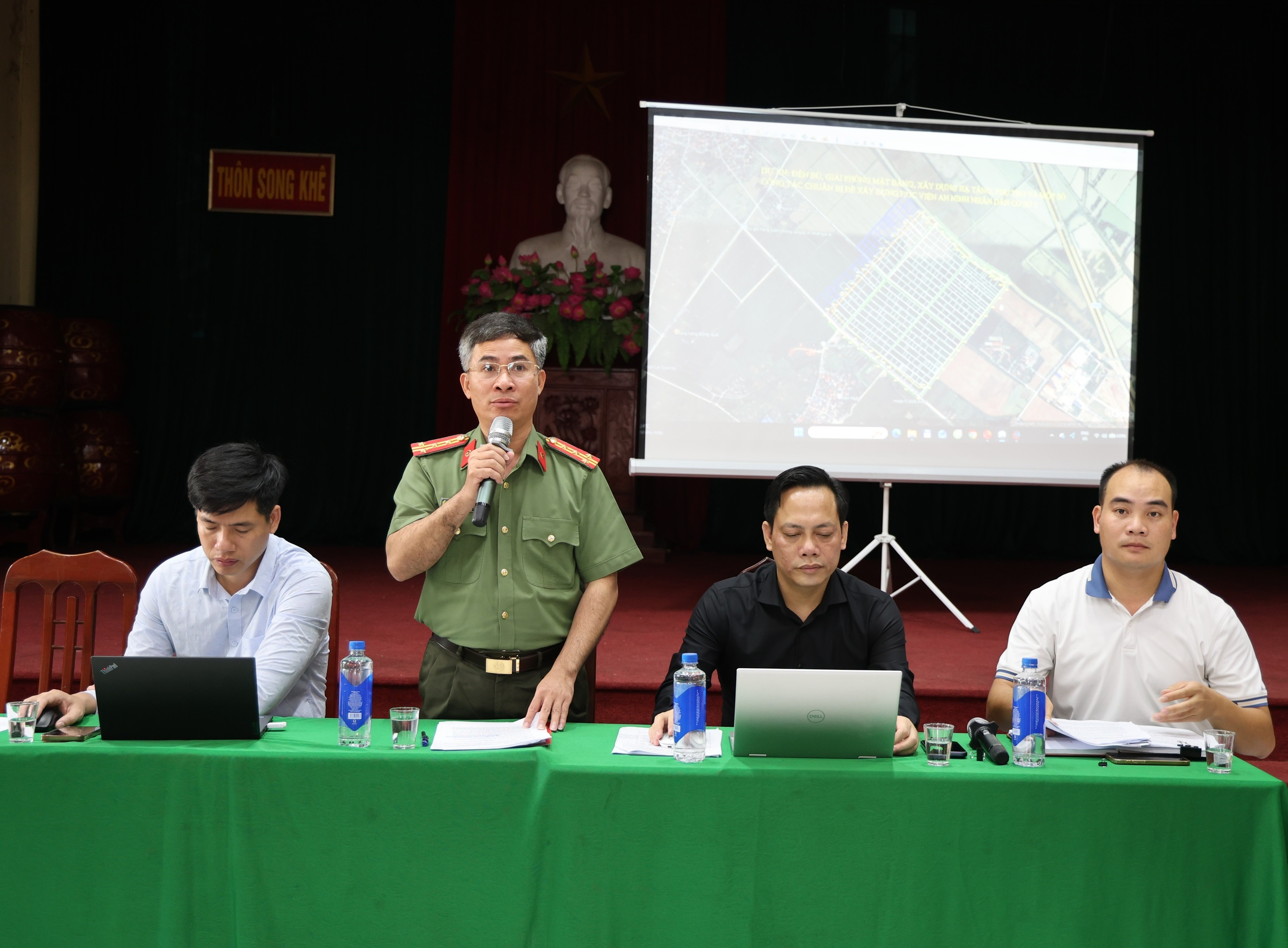 Xã Tam Hưng đối thoại, tạo đồng thuận triển khai Dự án Học viện An ninh nhân dân Cơ sở 2